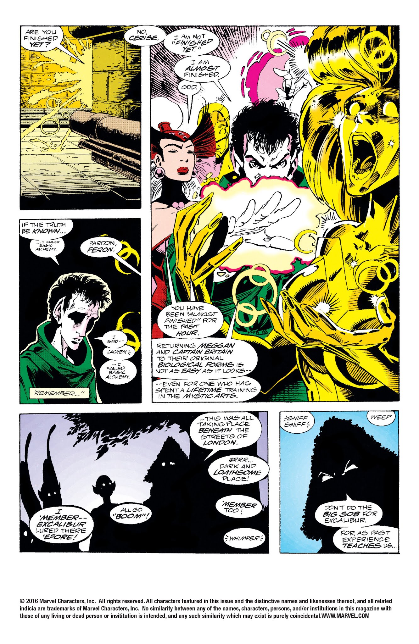 Read online Excalibur Visionaries: Alan Davis comic -  Issue # TPB 2 (Part 2) - 116