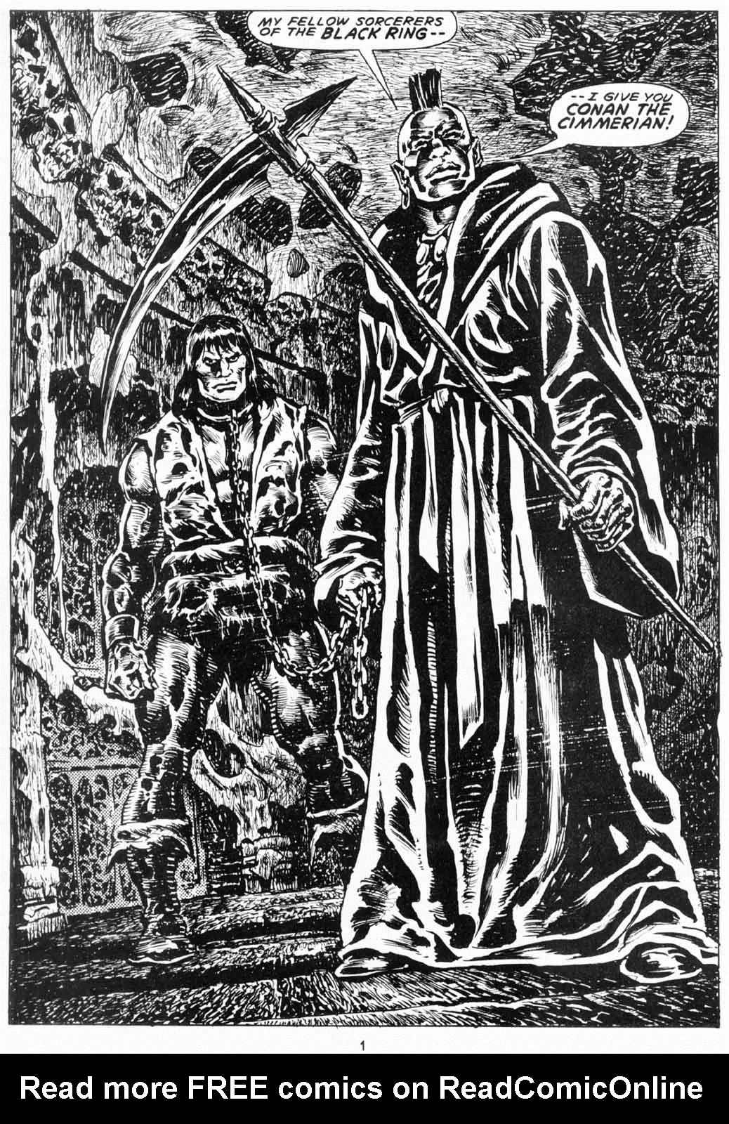 Read online The Savage Sword Of Conan comic -  Issue #206 - 3