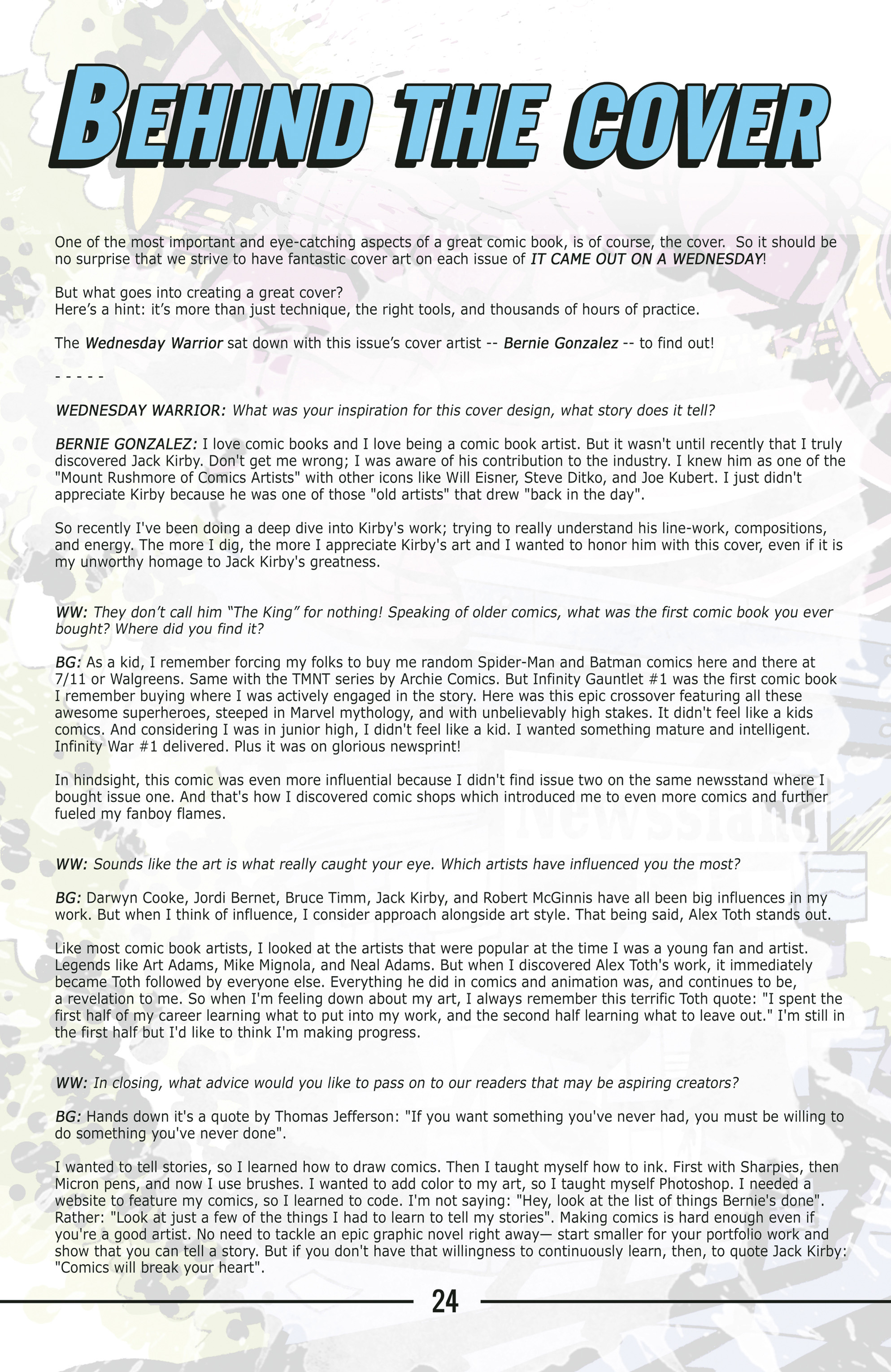 Read online It Came Out on a Wednesday comic -  Issue #3 - 25