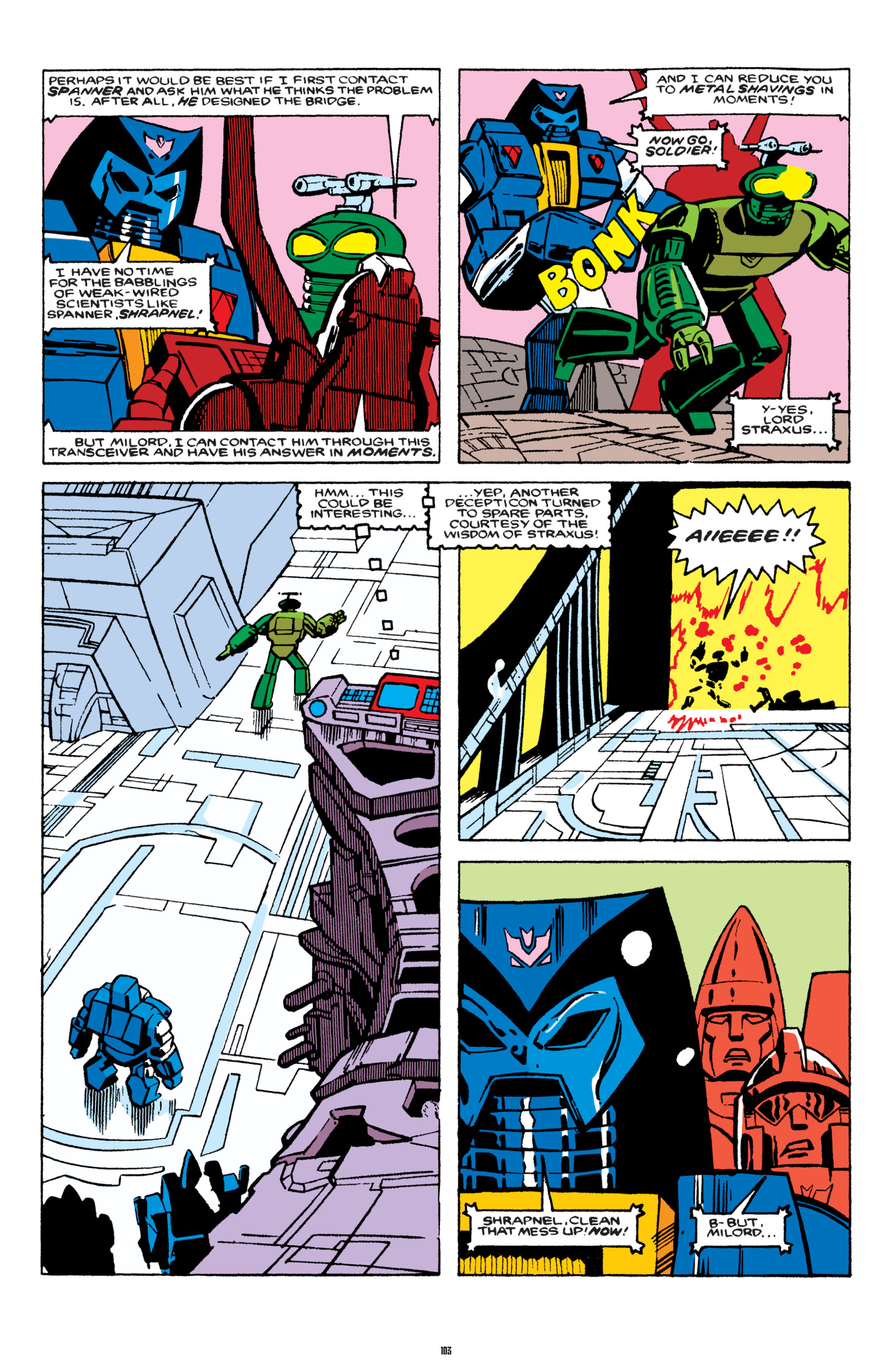Read online The Transformers Classics comic -  Issue # TPB 2 - 104