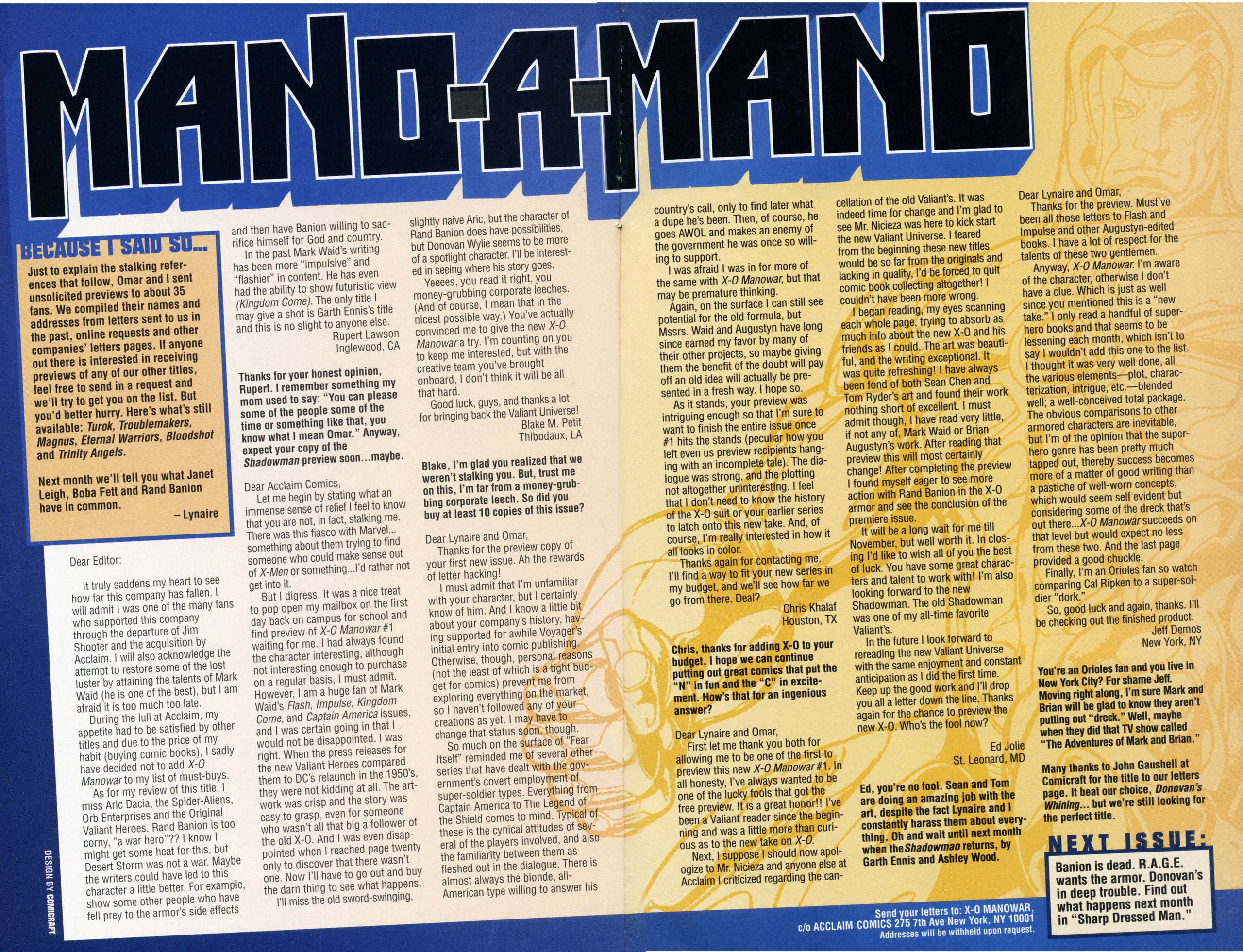 Read online X-O Manowar (1996) comic -  Issue #1 - 24