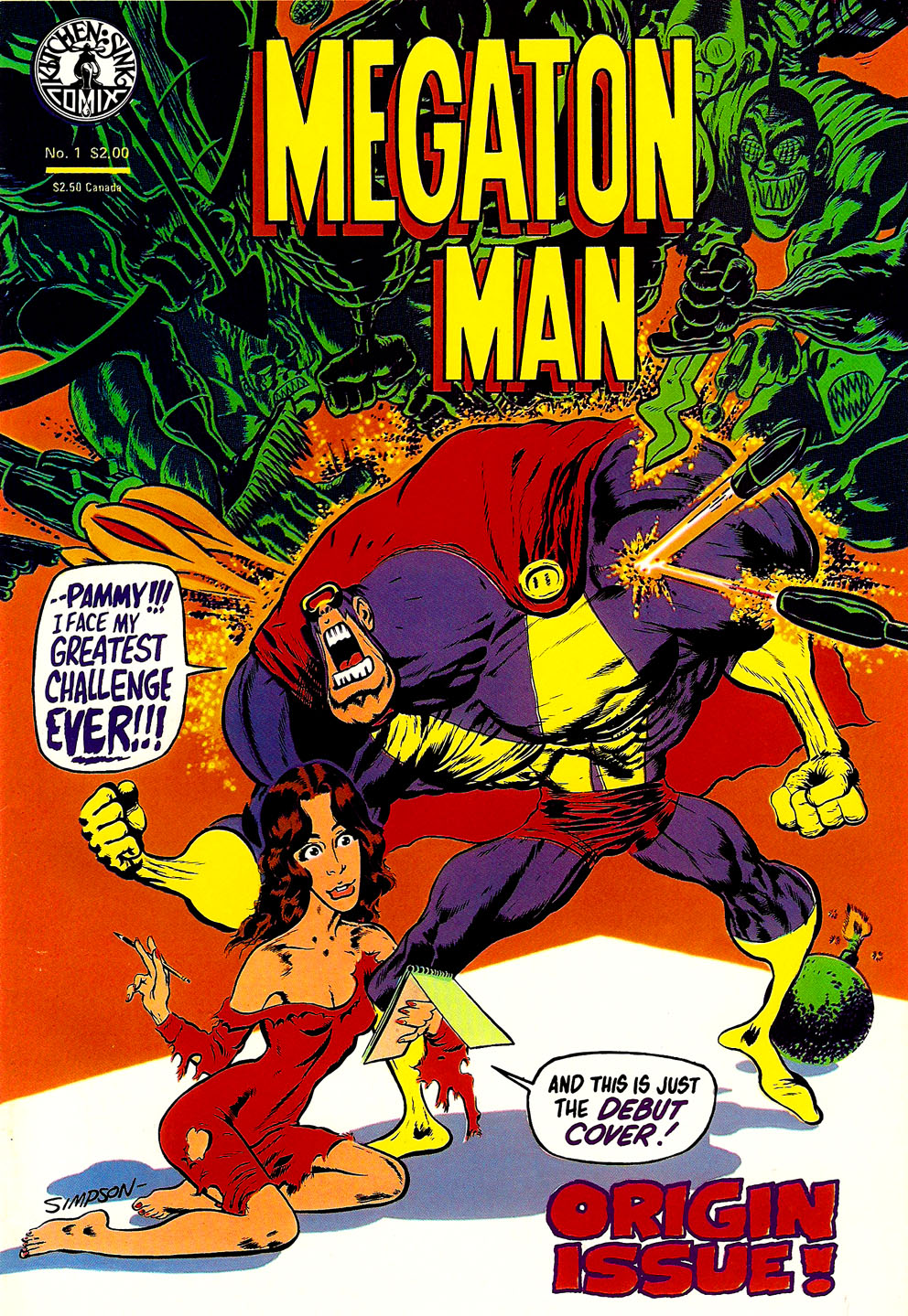 Read online Megaton Man comic -  Issue #1 - 1