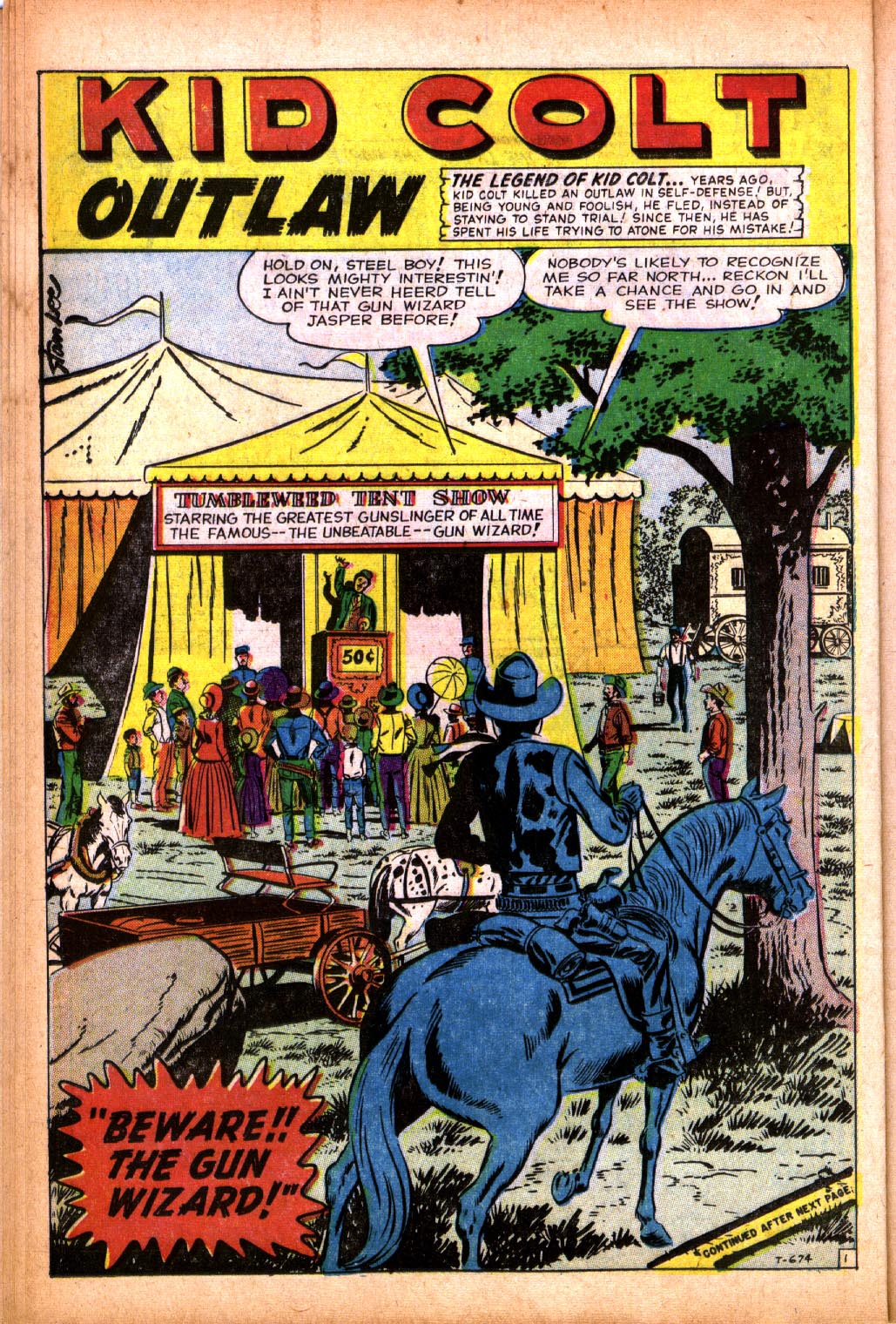 Read online Kid Colt Outlaw comic -  Issue #90 - 26