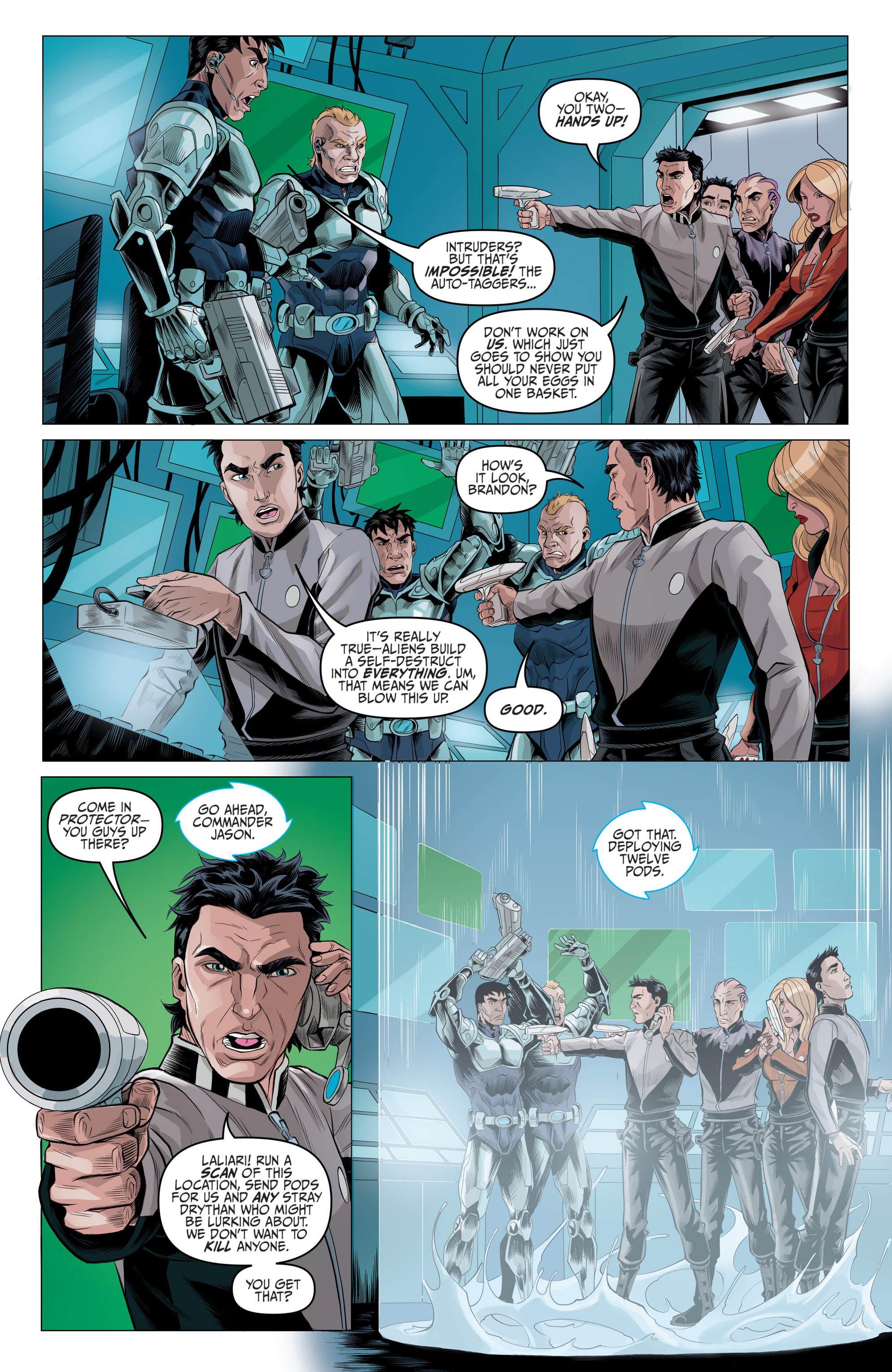 Read online Galaxy Quest: The Journey Continues comic -  Issue #4 - 19