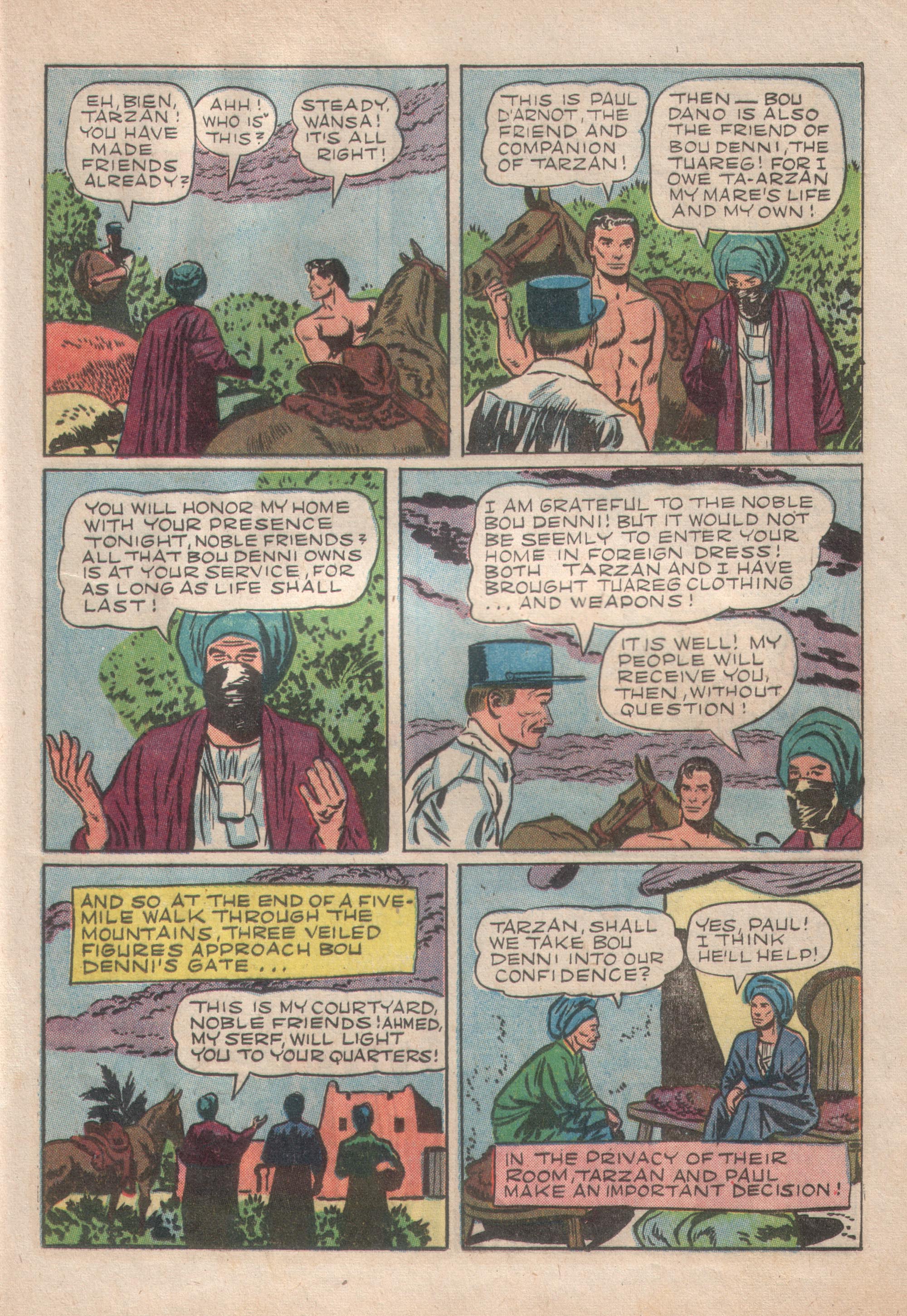 Read online Tarzan (1948) comic -  Issue #42 - 33