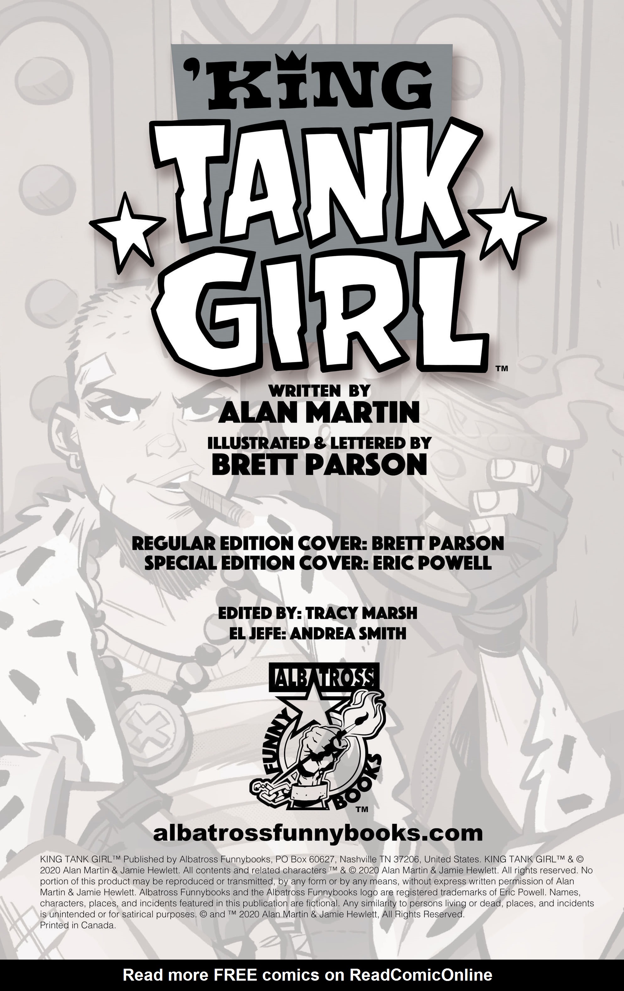 Read online King Tank Girl comic -  Issue #1 - 2