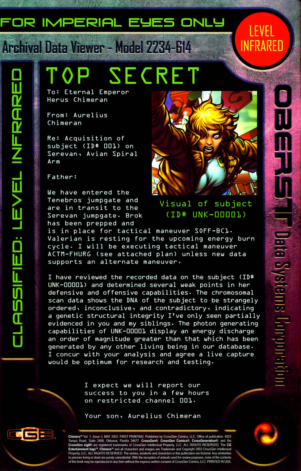 Read online Chimera comic -  Issue #3 - 2