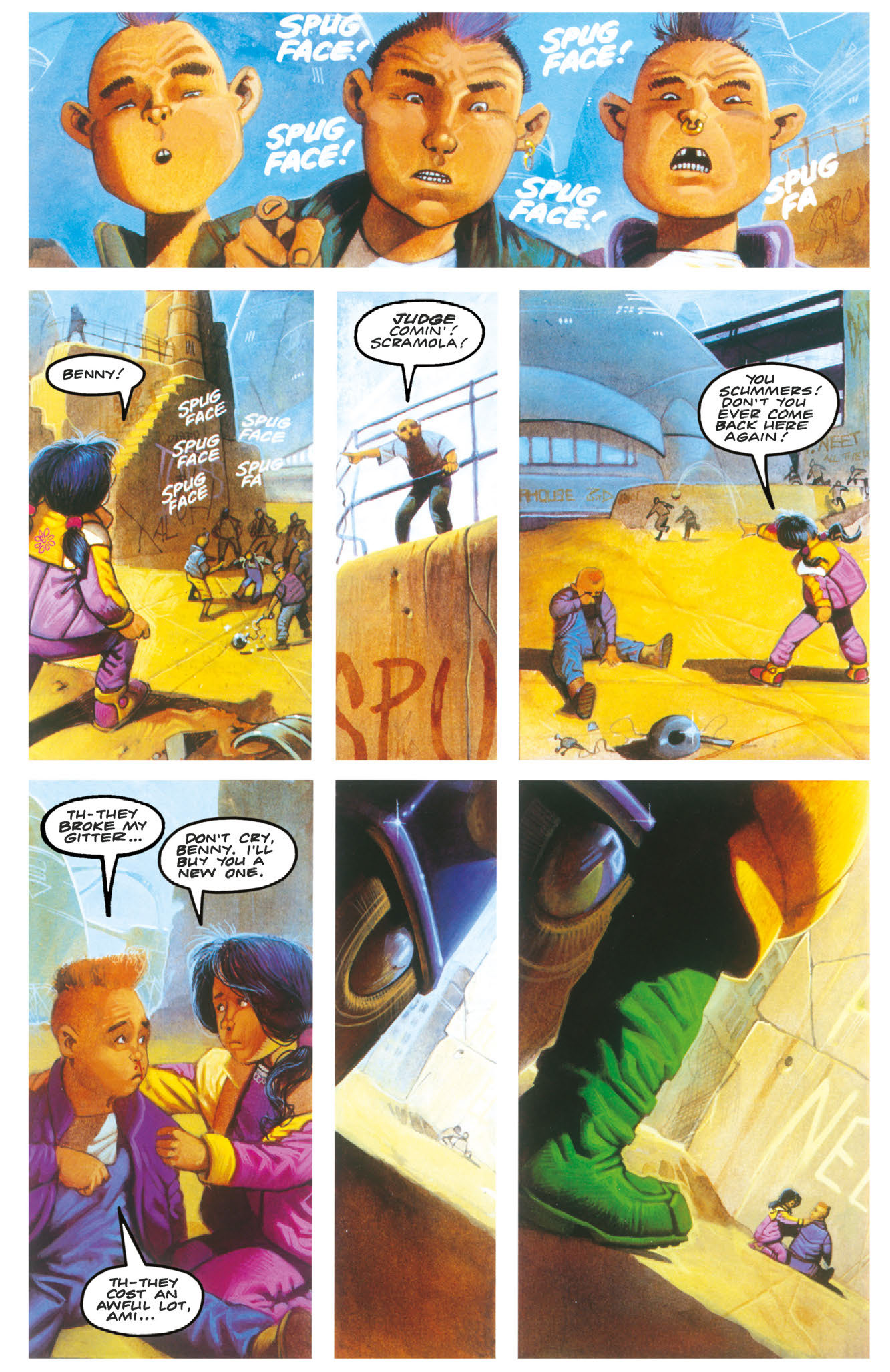 Read online Essential Judge Dredd: America comic -  Issue # TPB (Part 1) - 50