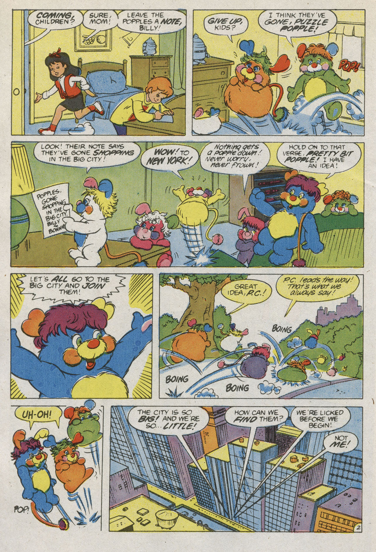 Read online Popples comic -  Issue #1 - 4