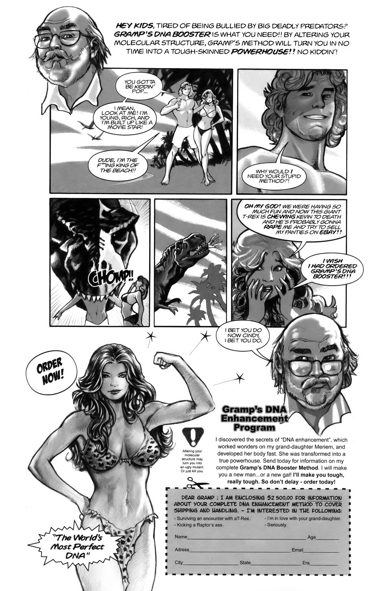 Read online Cavewoman Jungle Jam comic -  Issue #1 - 12