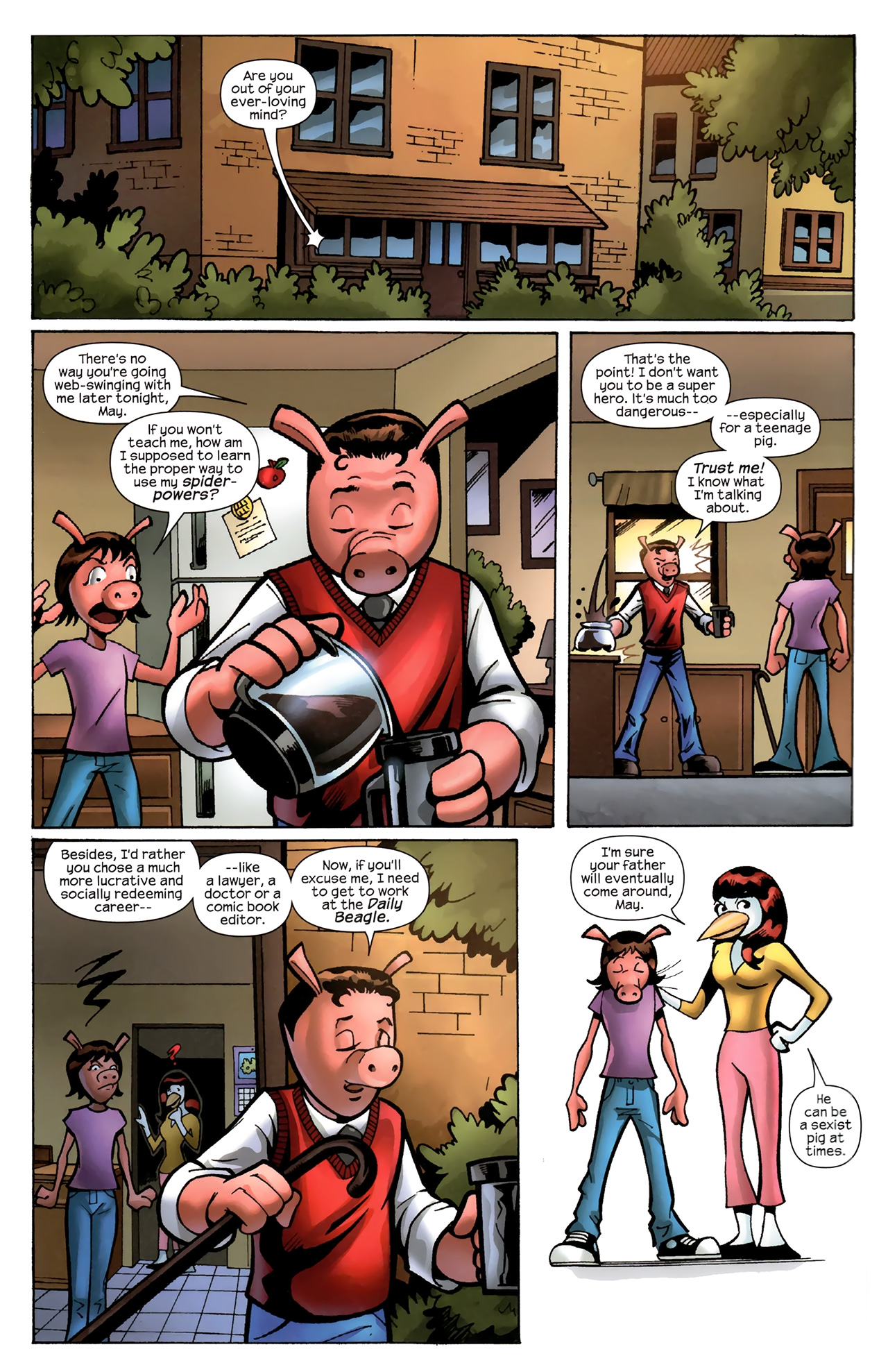 Read online Spider-Ham 25th Anniversary Special comic -  Issue # Full - 22