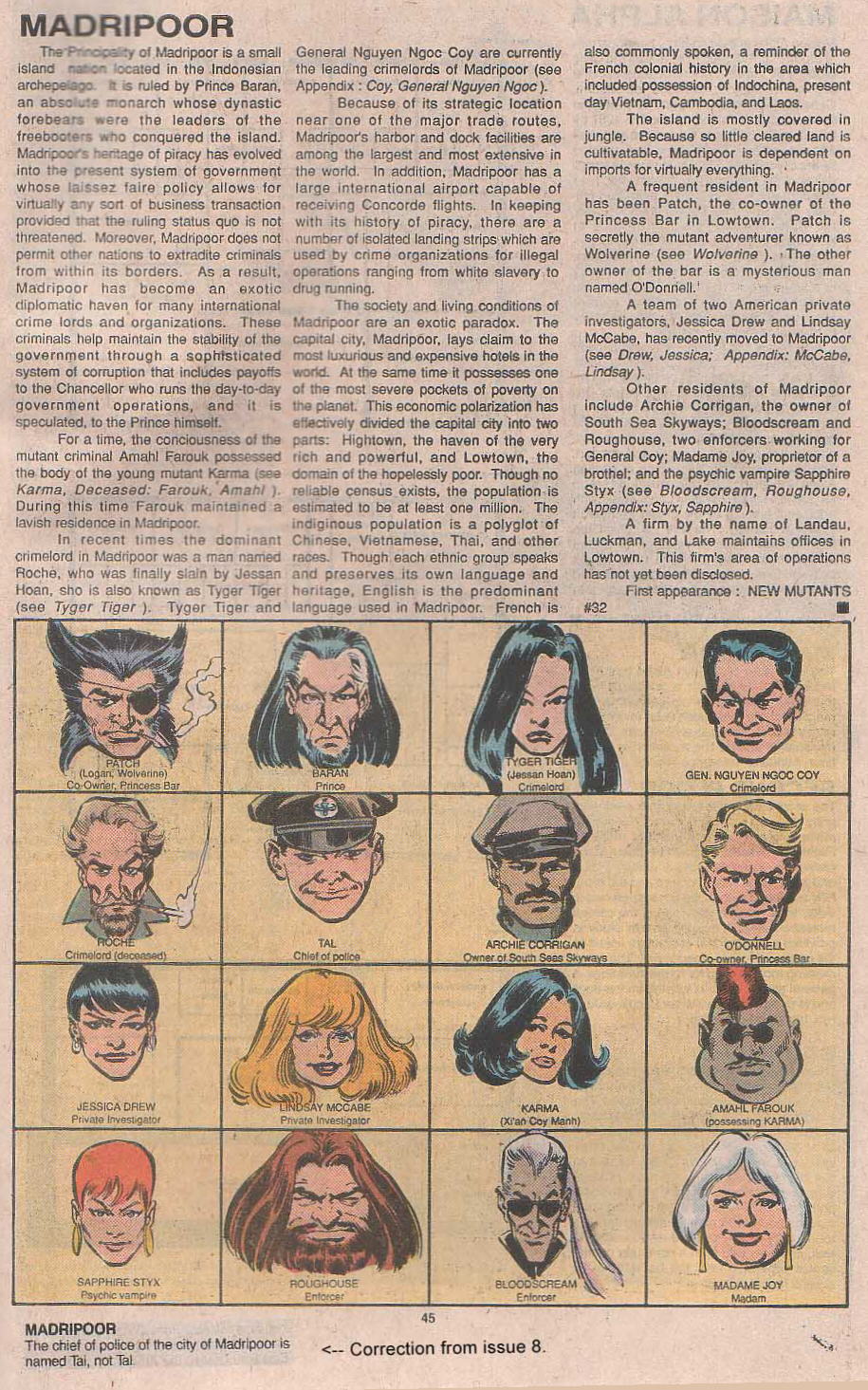 Read online The Official Handbook of the Marvel Universe: Update '89 comic -  Issue #4 - 47