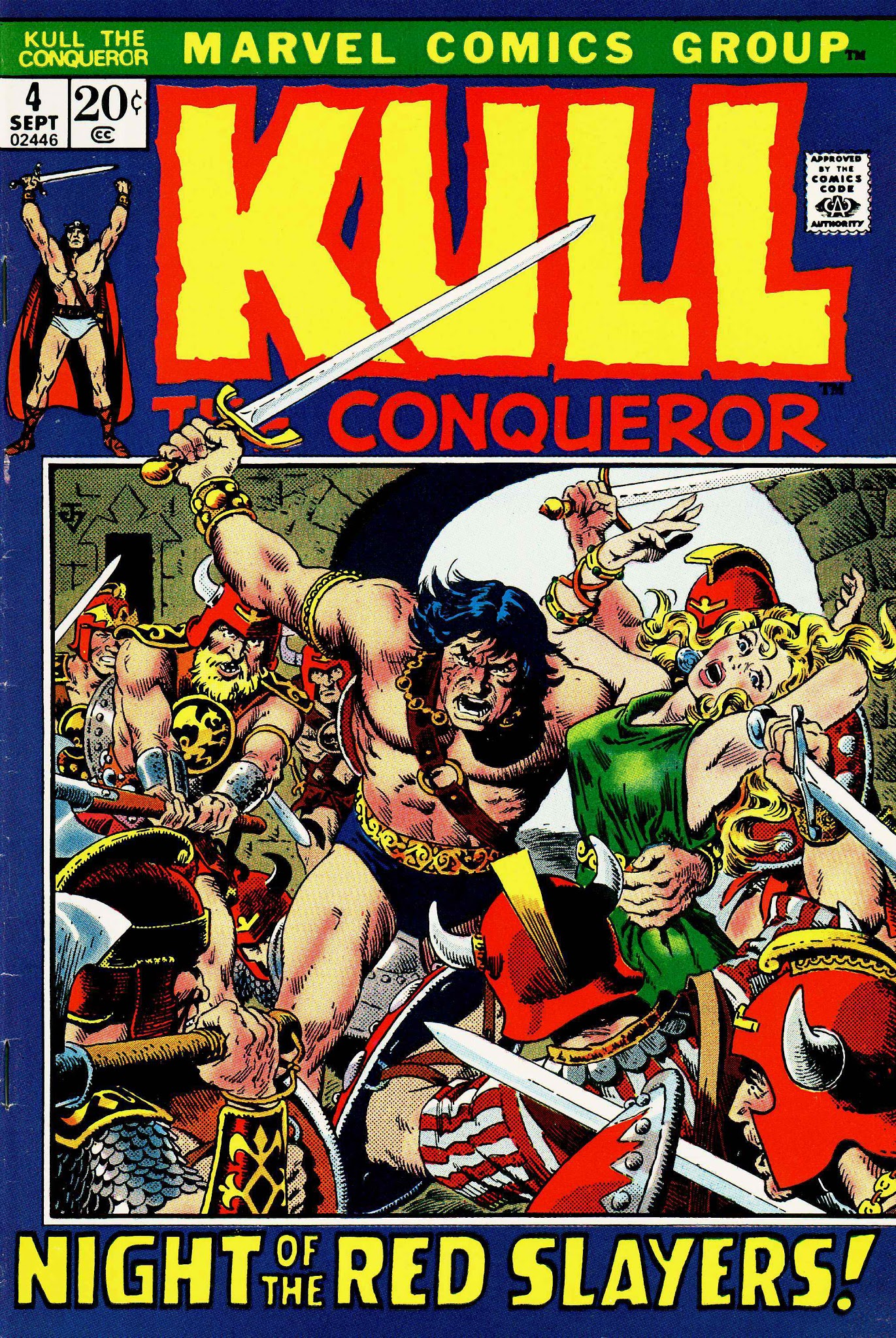 Read online Kull, the Conqueror (1971) comic -  Issue #4 - 1