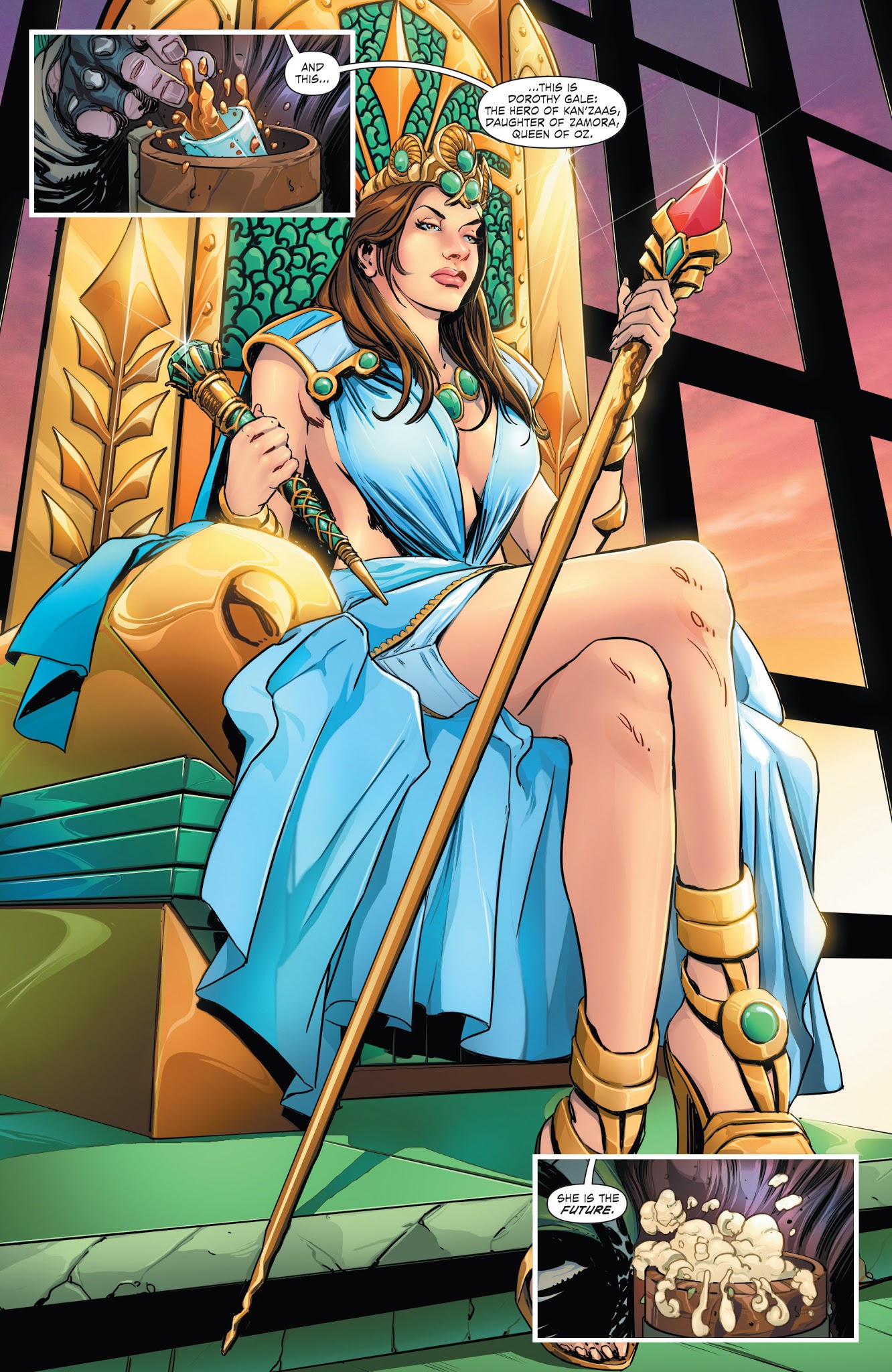 Read online Grimm Fairy Tales presents Oz: Reign of the Witch Queen comic -  Issue #1 - 4