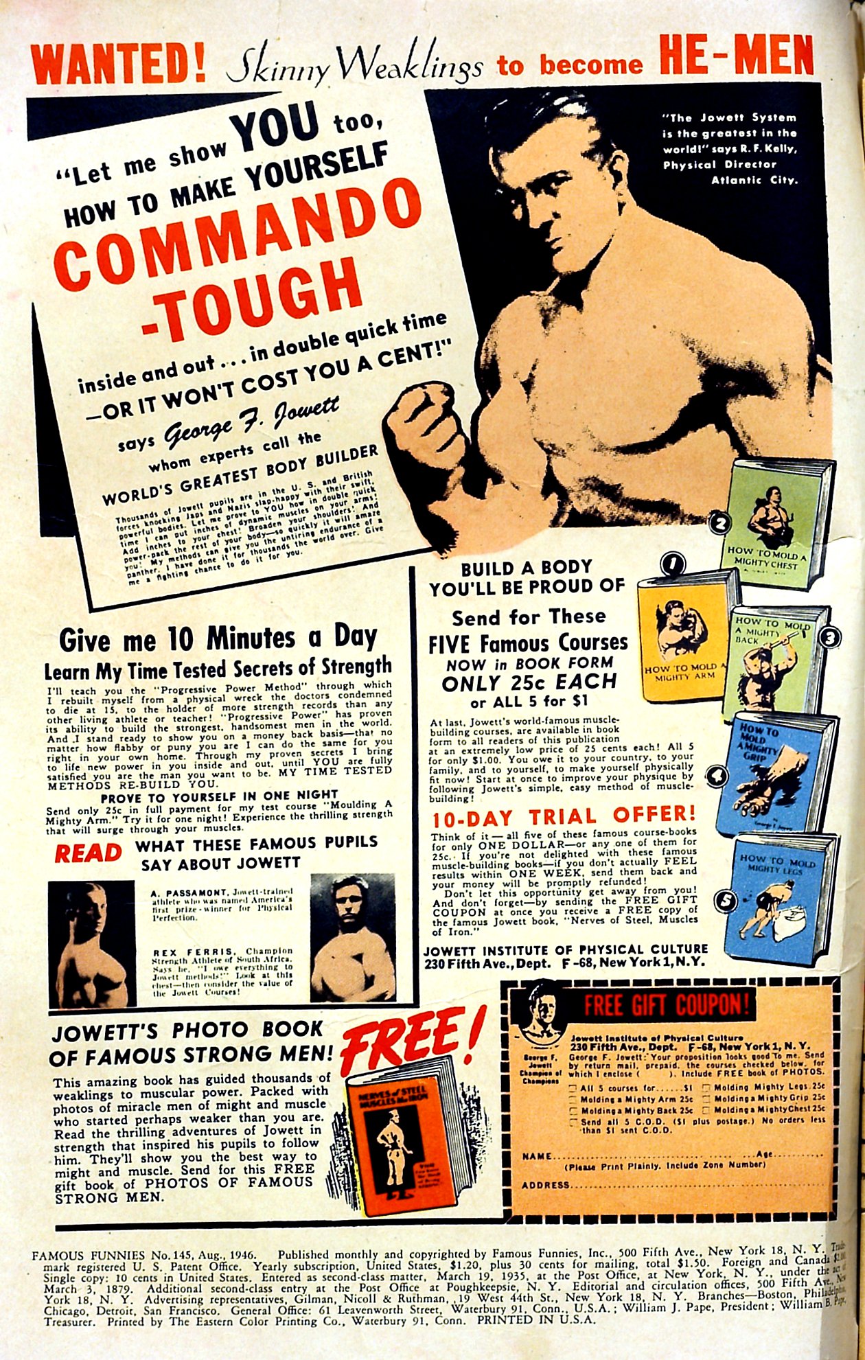 Read online Famous Funnies comic -  Issue #145 - 2