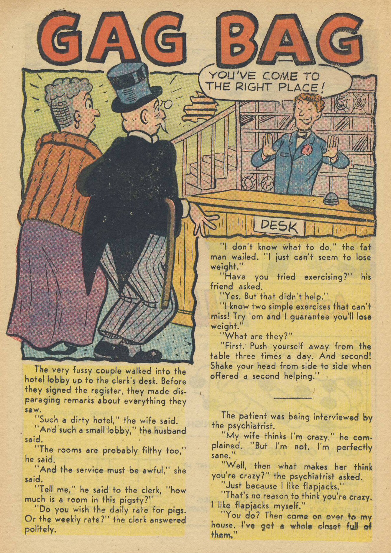Read online Archie's Joke Book Magazine comic -  Issue #22 - 24