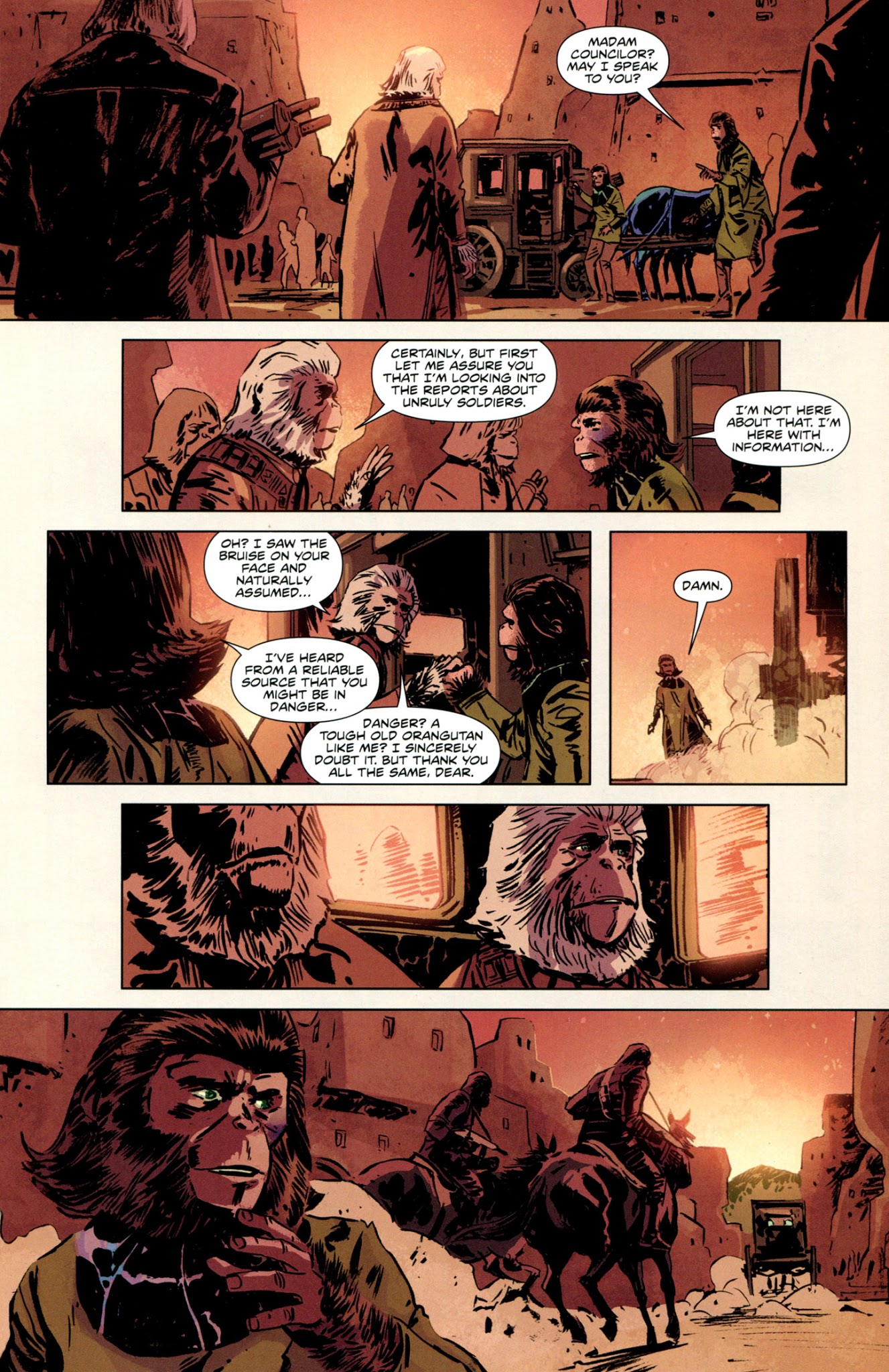 Read online Betrayal of the Planet of the Apes comic -  Issue #3 - 17