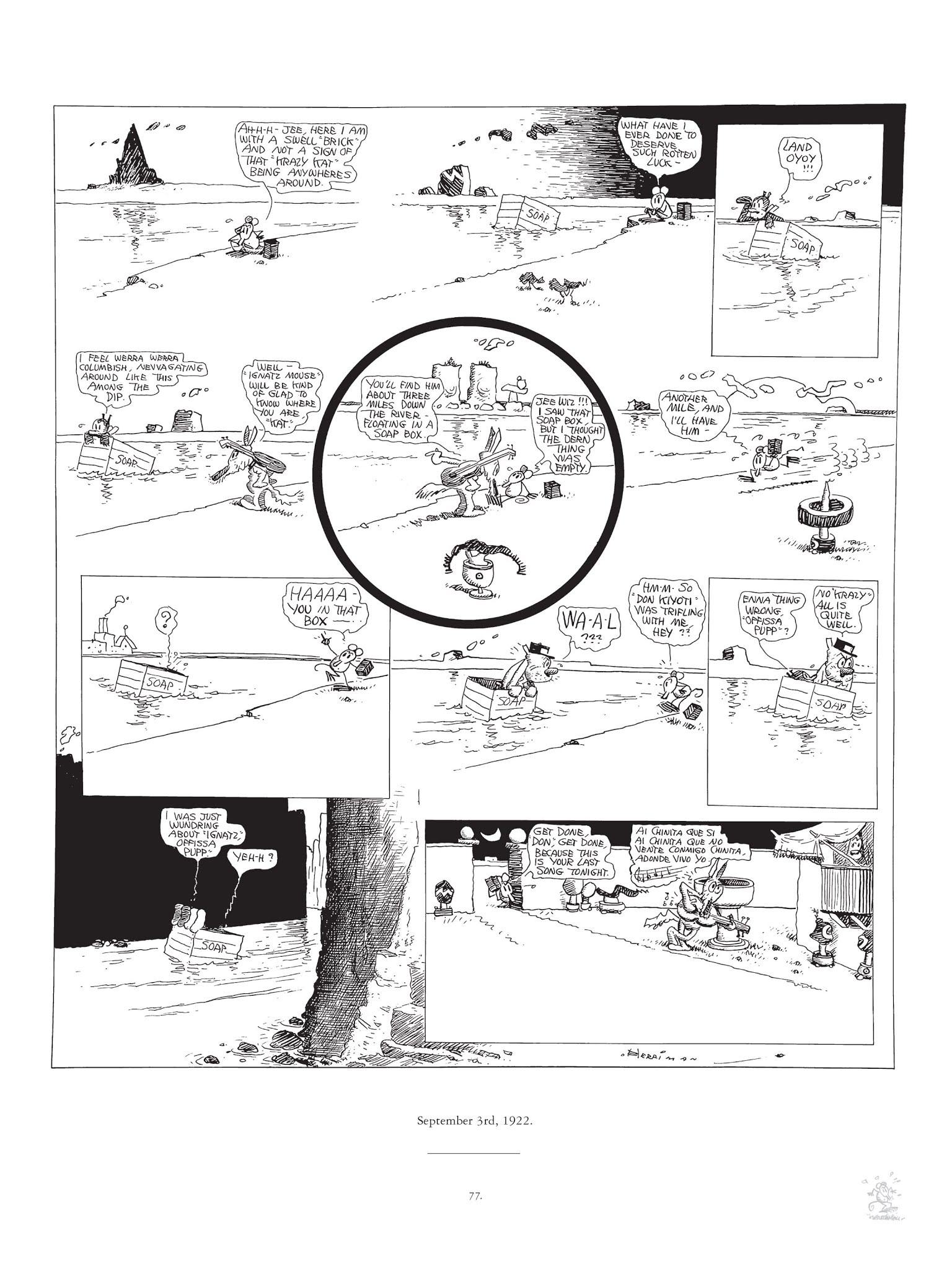Read online Krazy & Ignatz comic -  Issue # TPB 3 - 77
