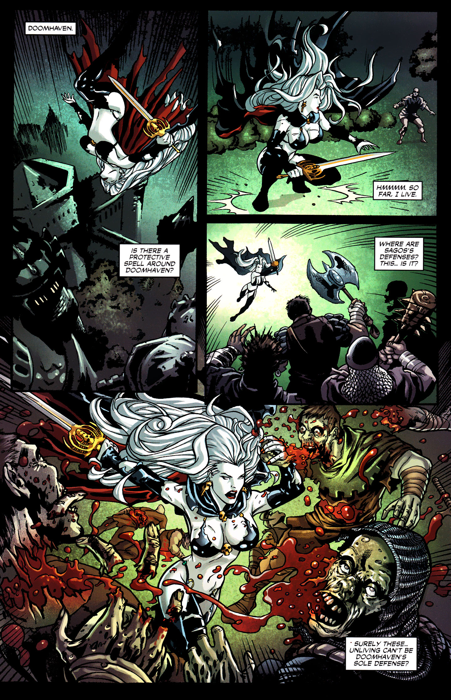 Read online Lady Death: Origins - Cursed comic -  Issue #2 - 18