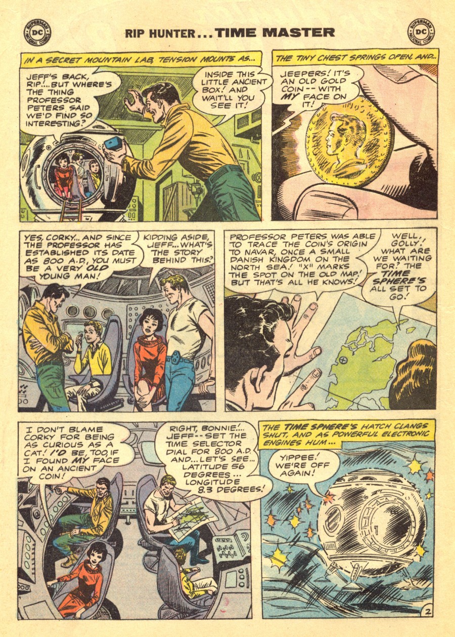 Read online Rip Hunter...Time Master comic -  Issue #3 - 4