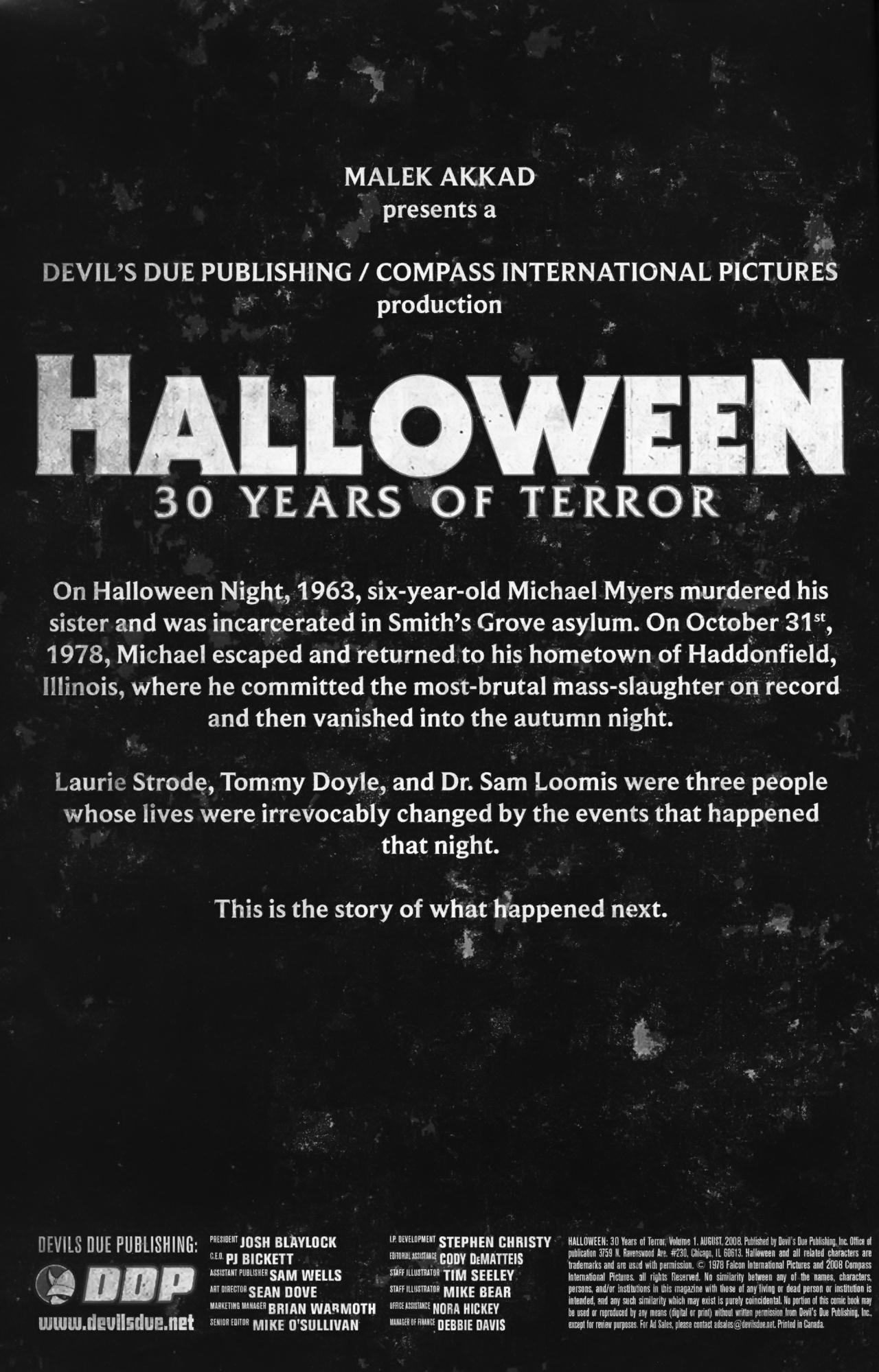 Read online Halloween: 30 Years of Terror comic -  Issue # Full - 4