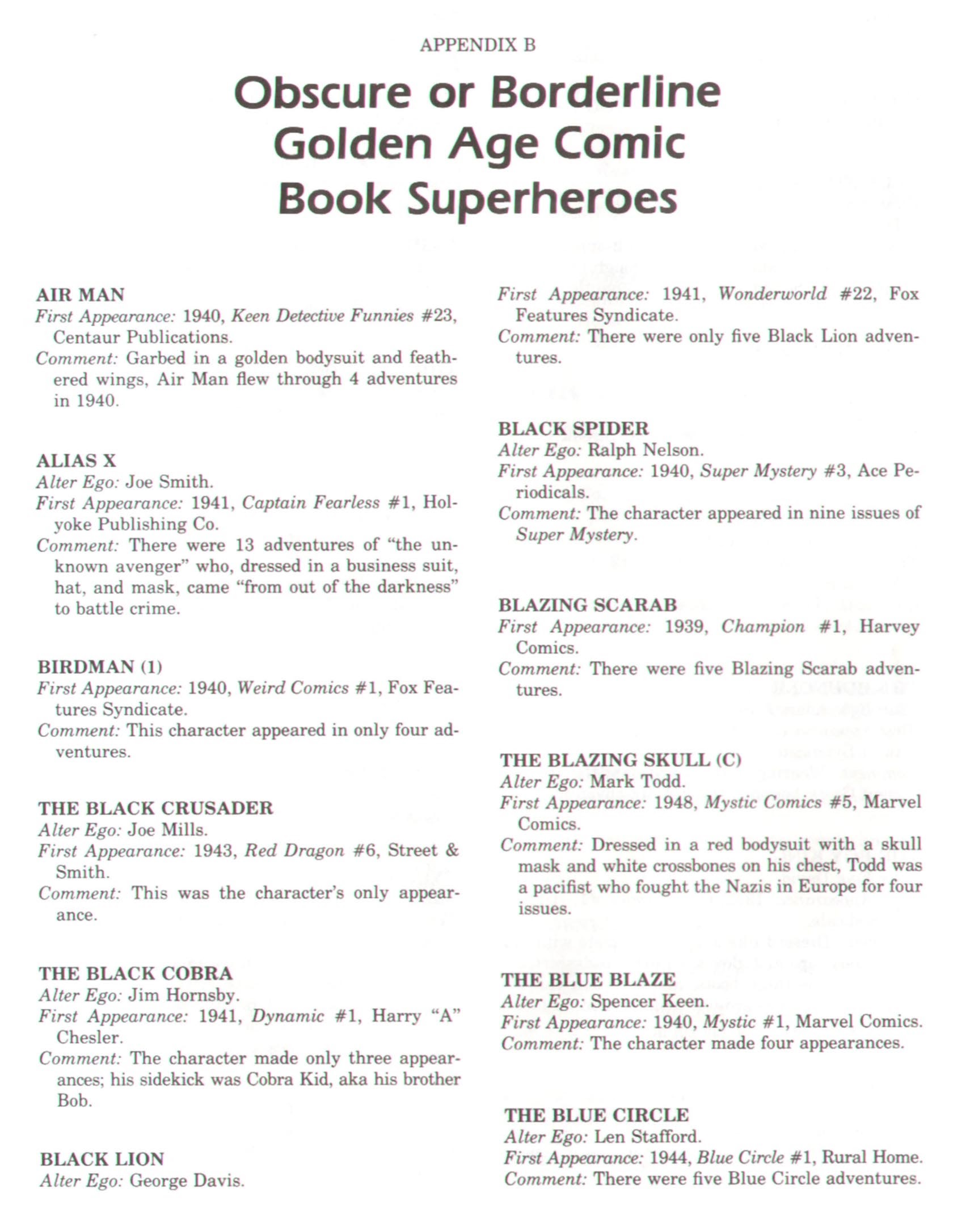 Read online The Encyclopedia of Superheroes comic -  Issue # TPB (Part 5) - 18