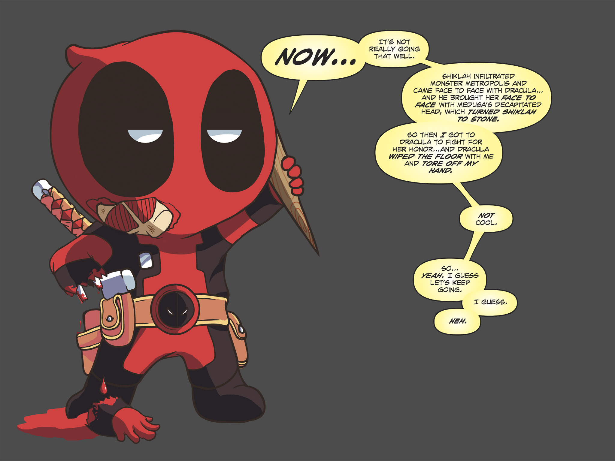 Read online Deadpool: Dracula's Gauntlet comic -  Issue # Part 9 - 21