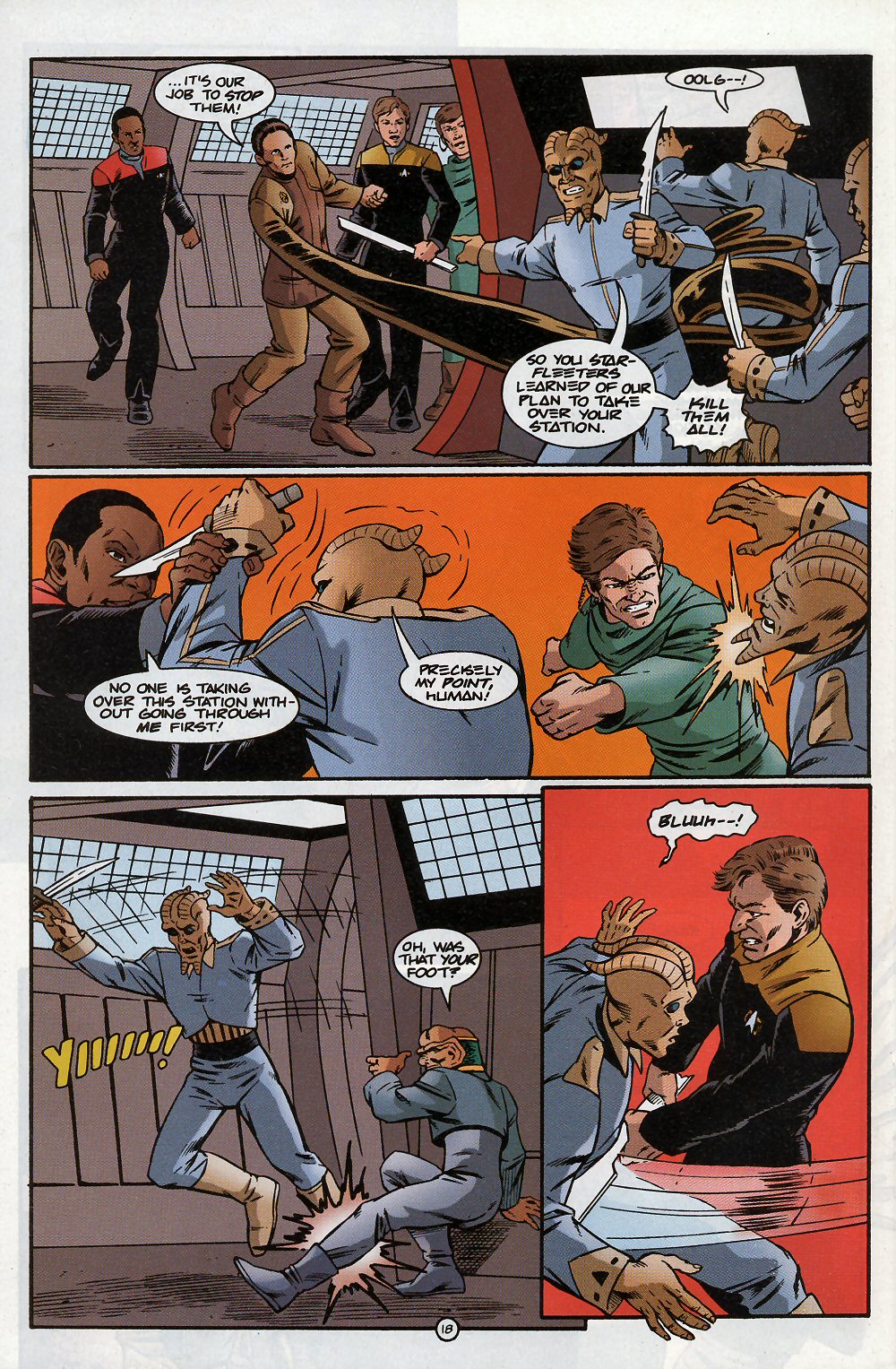 Read online Star Trek: Deep Space Nine (1993) comic -  Issue #21 - 22