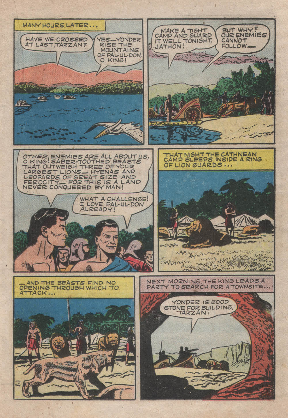 Read online Tarzan (1948) comic -  Issue #35 - 19