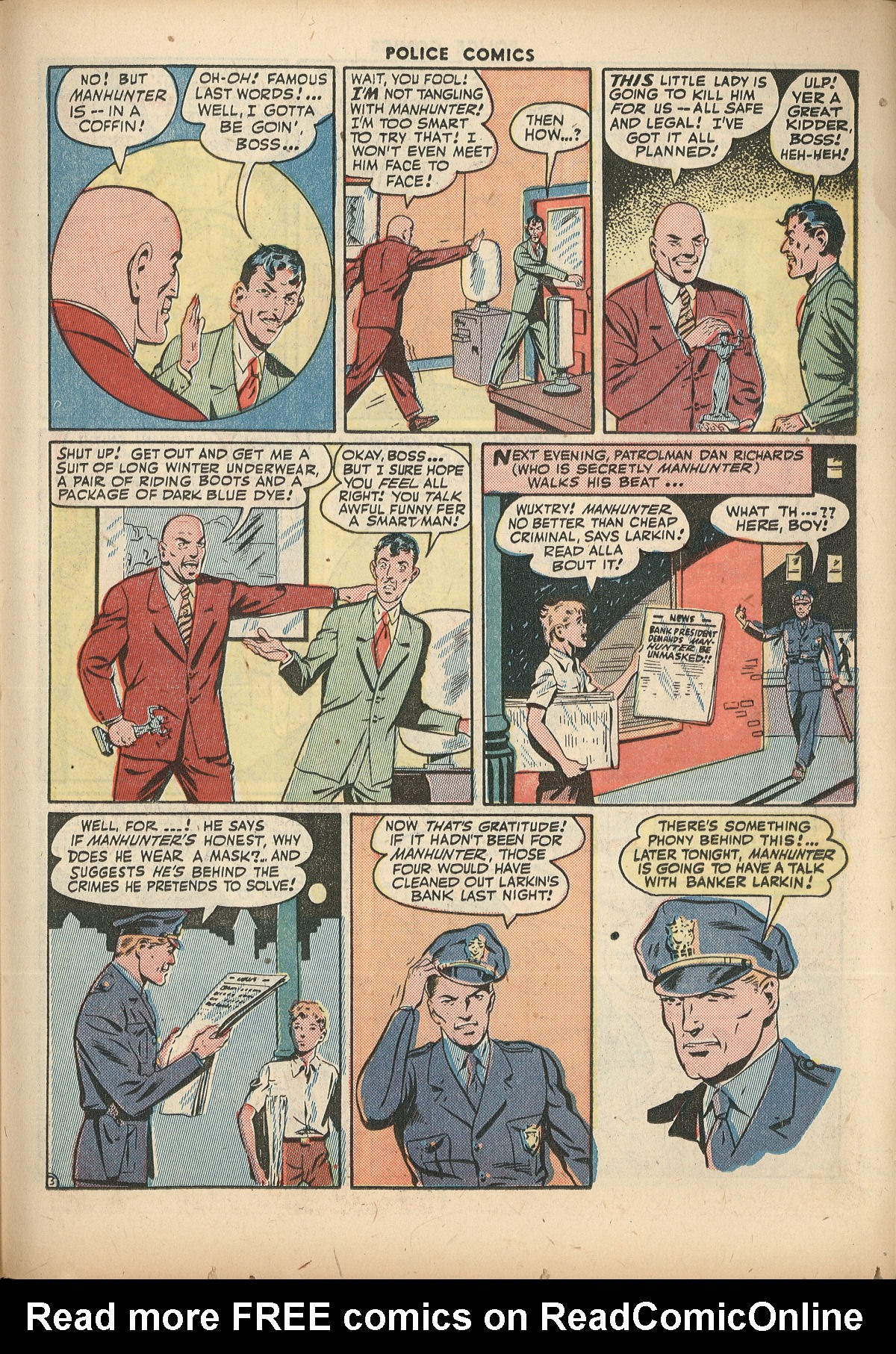 Read online Police Comics comic -  Issue #38 - 39