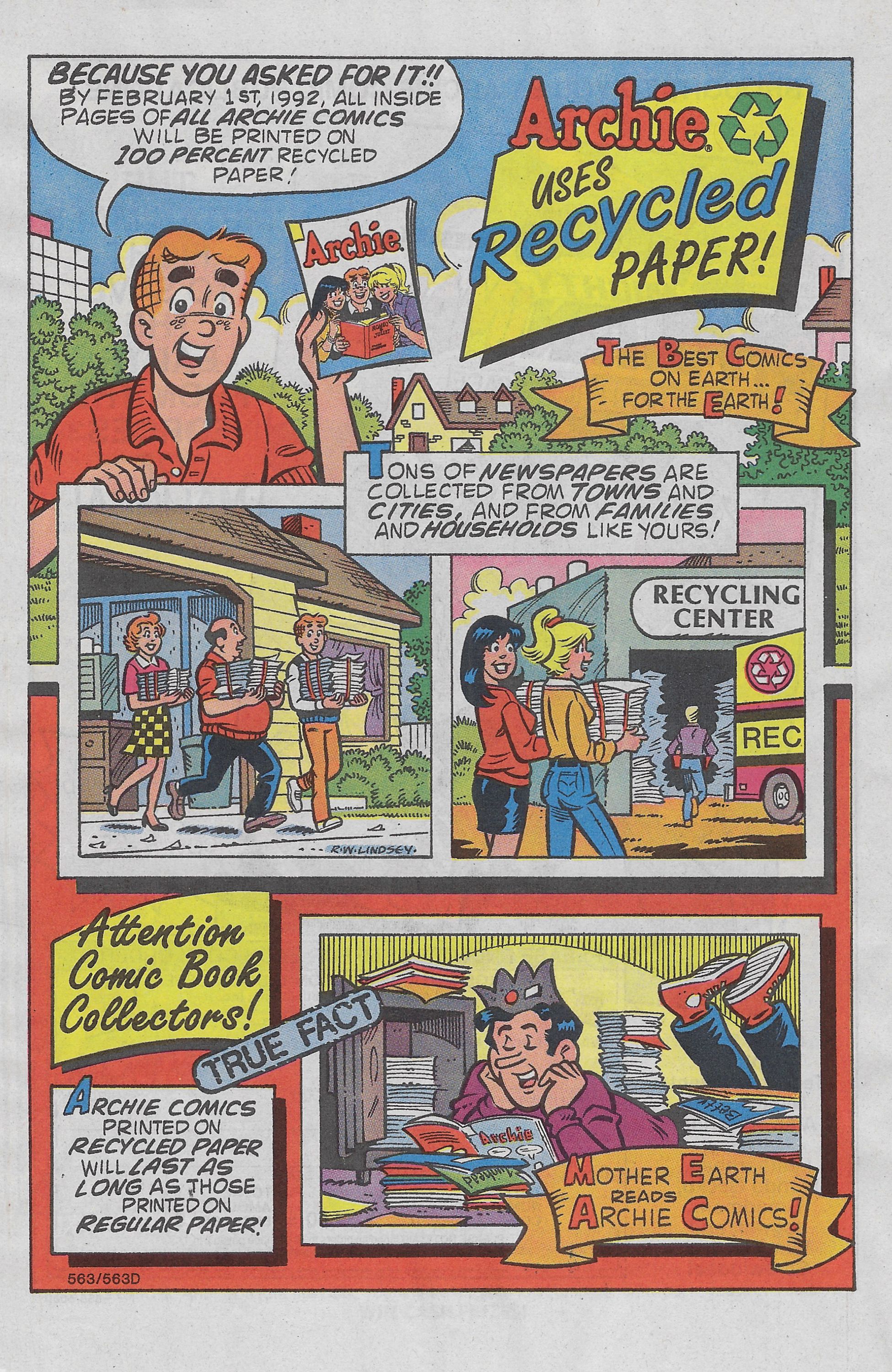 Read online Jughead (1987) comic -  Issue #32 - 10