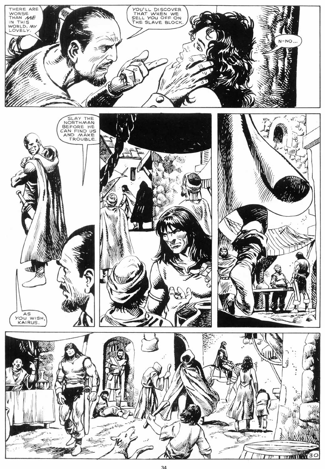 Read online The Savage Sword Of Conan comic -  Issue #156 - 34