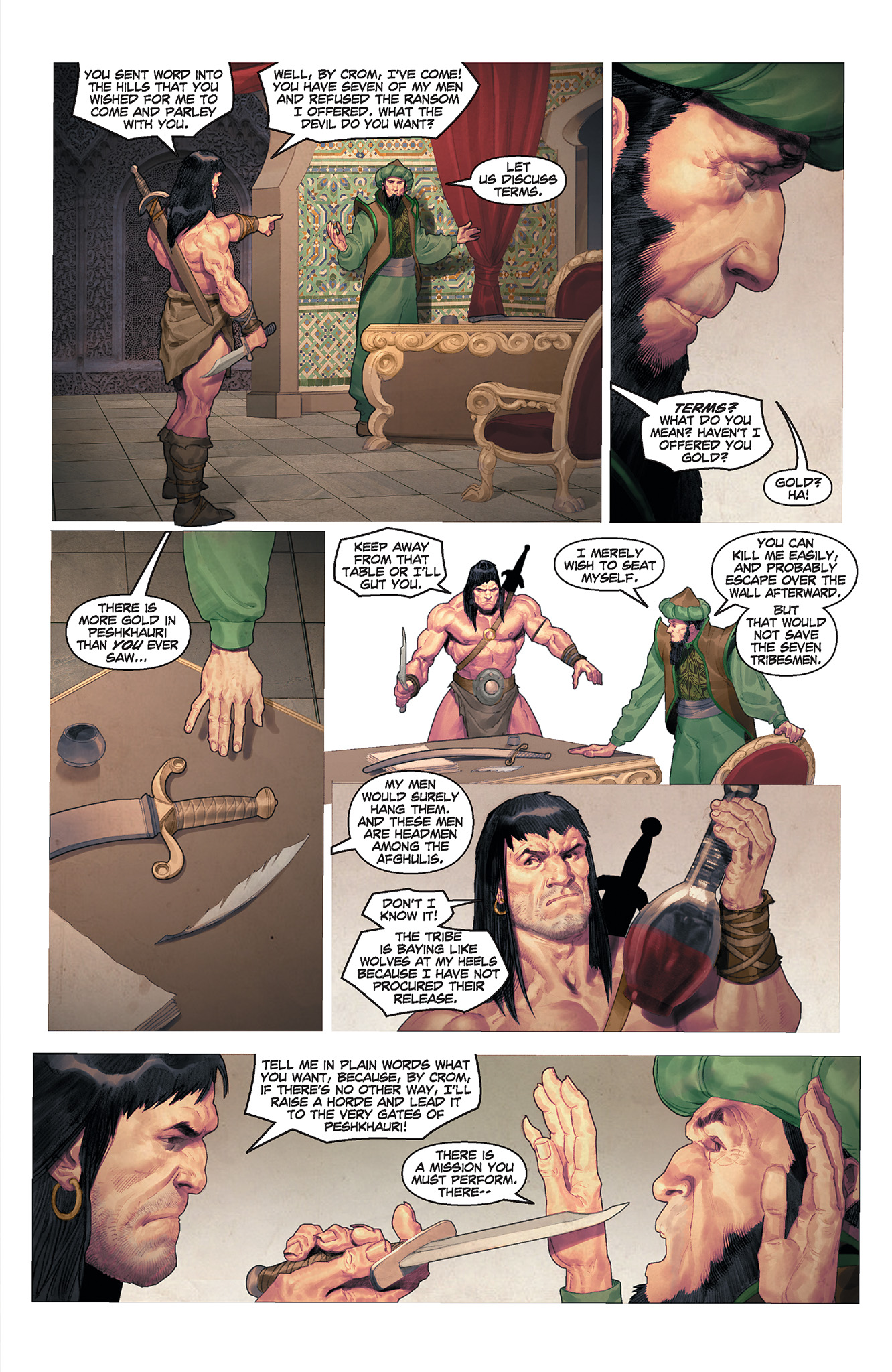 Read online Conan and the People of the Black Circle comic -  Issue #1 - 17