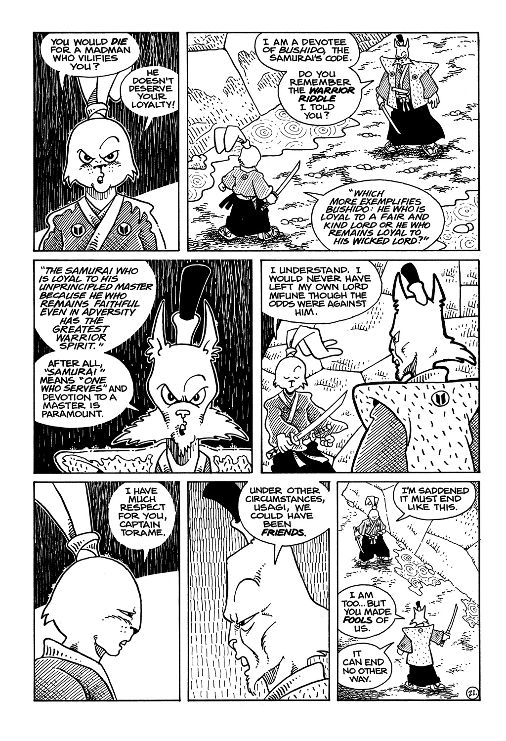 Read online Usagi Yojimbo (1987) comic -  Issue #17 - 22
