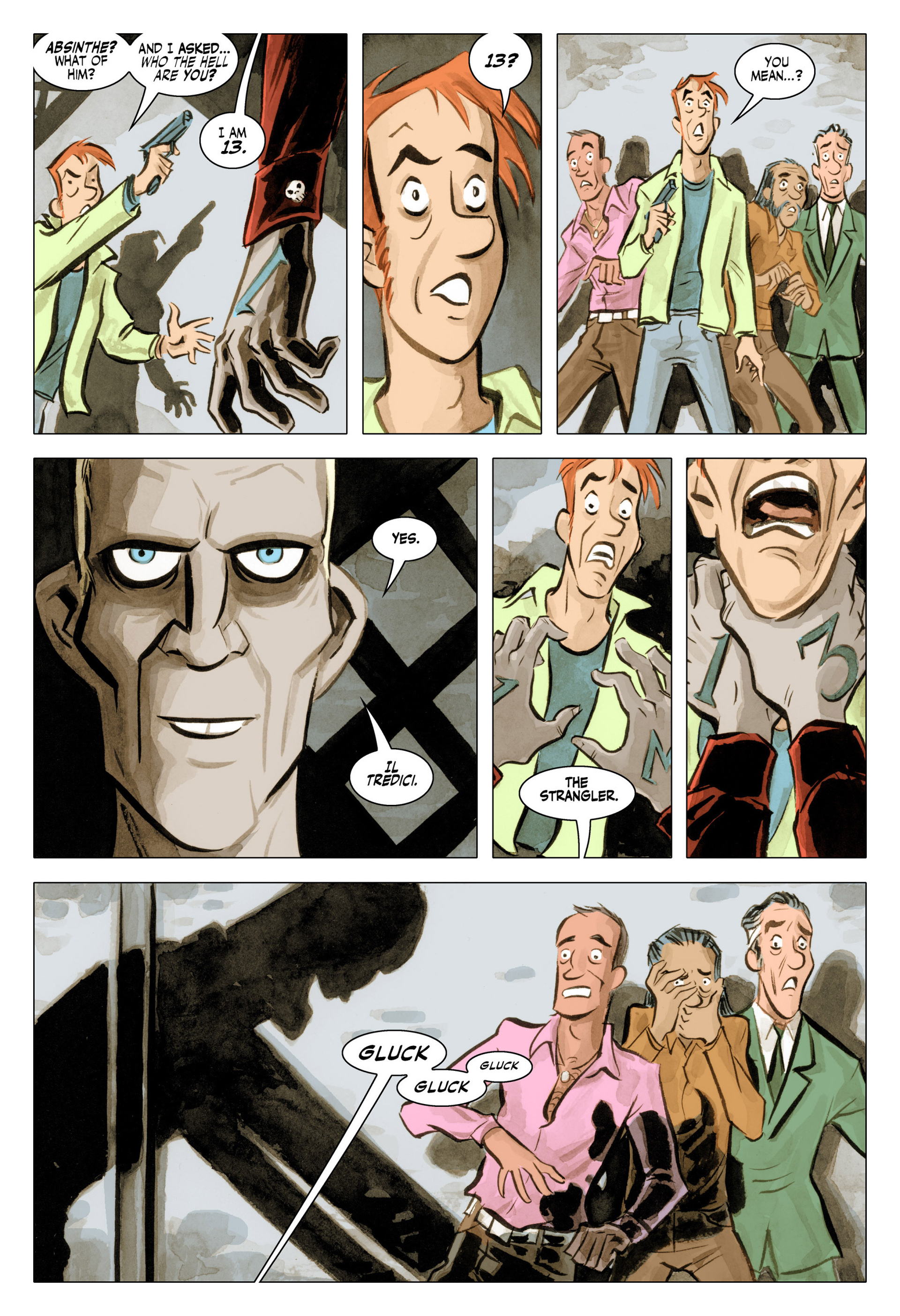 Read online Bandette (2012) comic -  Issue #6 - 14