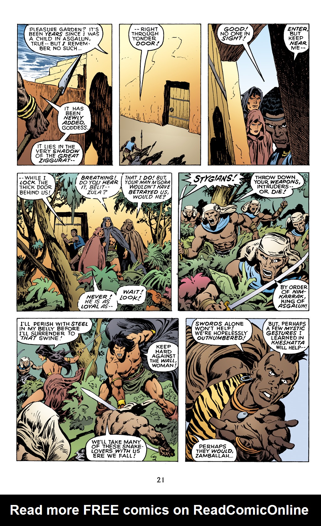 Read online The Chronicles of Conan comic -  Issue # TPB 12 (Part 1) - 22