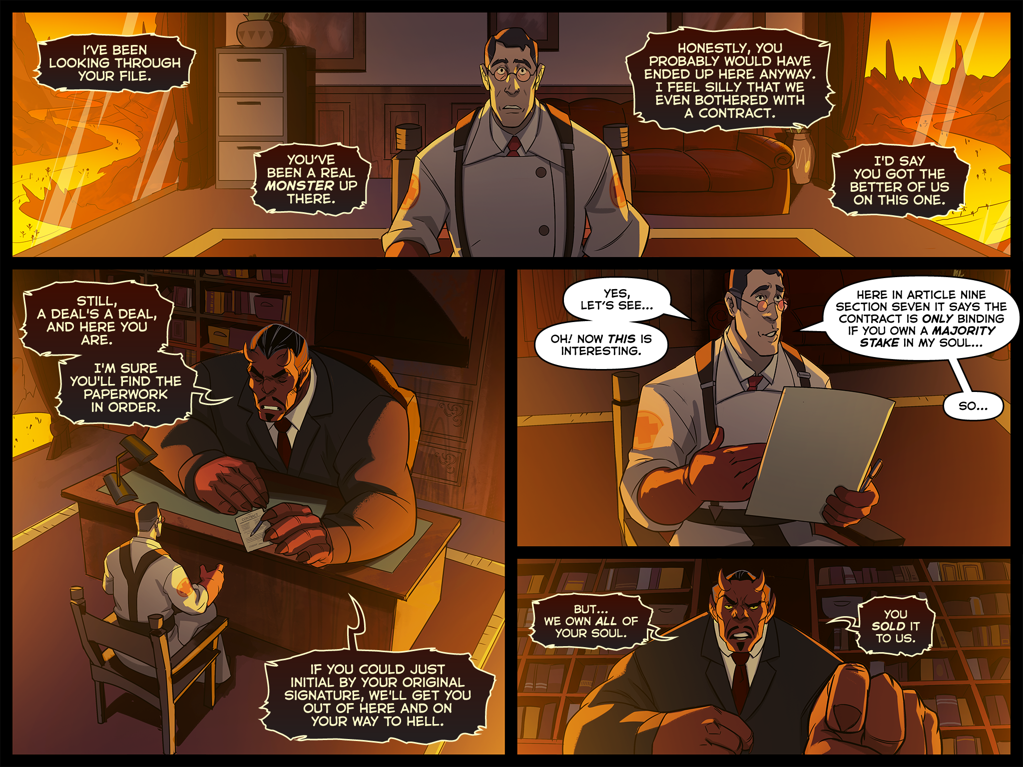 Read online Team Fortress 2 comic -  Issue #6 - 211