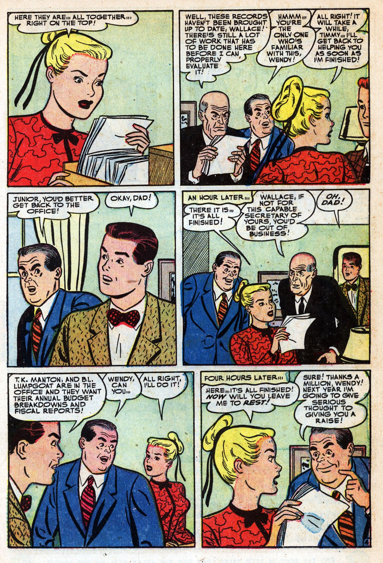 Read online Patsy and her Pals comic -  Issue #8 - 23