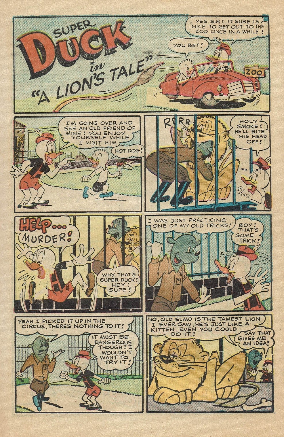 Read online Super Duck Comics comic -  Issue #52 - 7