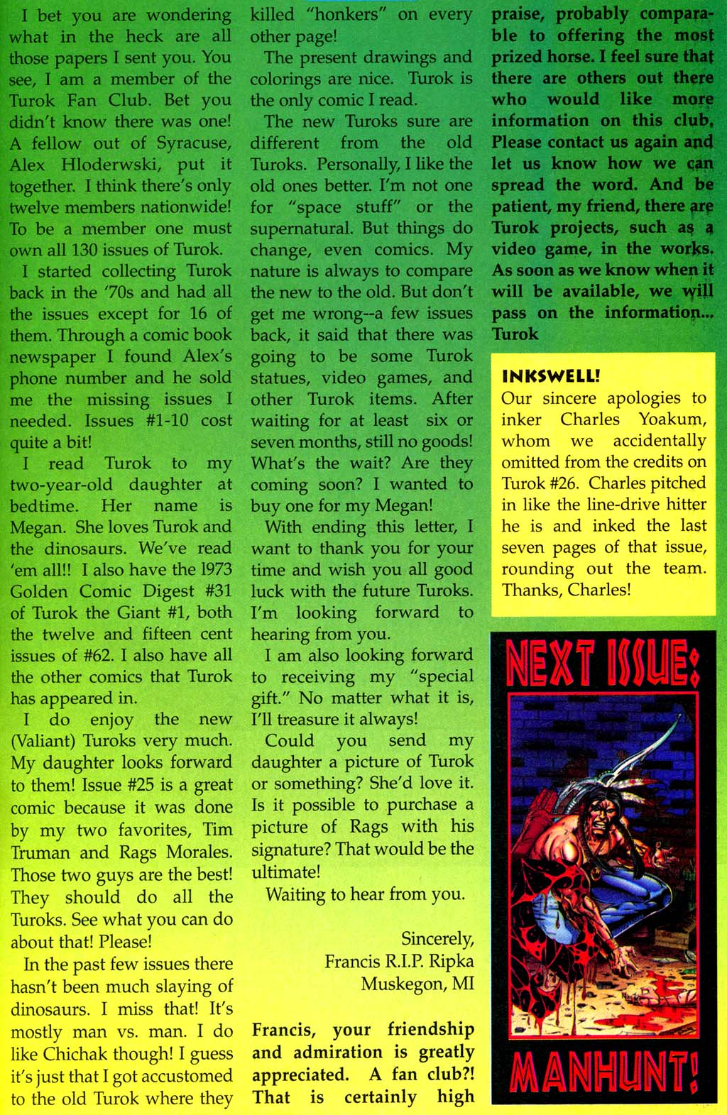 Read online Turok, Dinosaur Hunter (1993) comic -  Issue #28 - 24