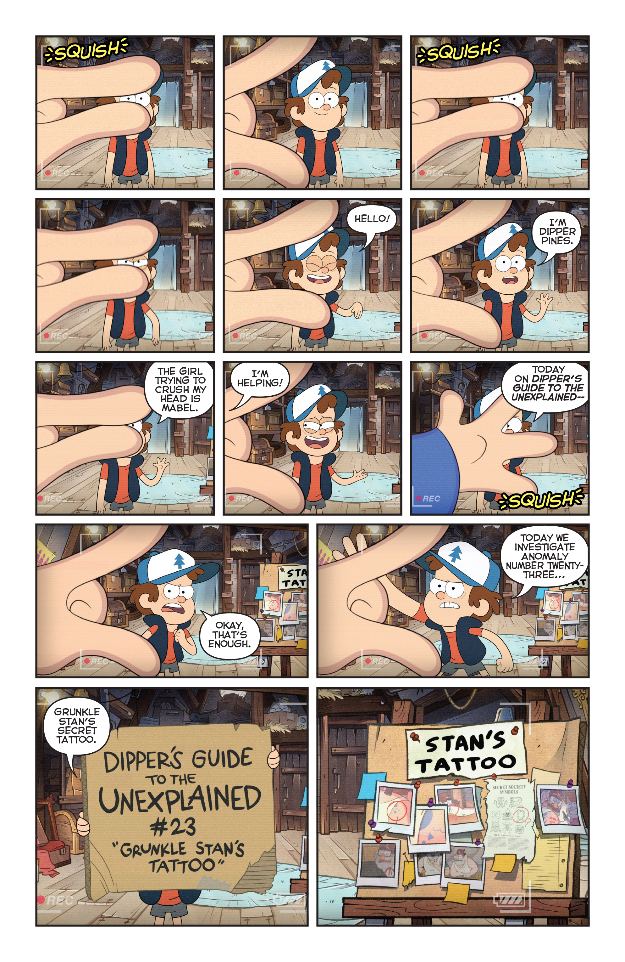 Read online Disney Gravity Falls Shorts Cinestory Comic comic -  Issue #2 - 3