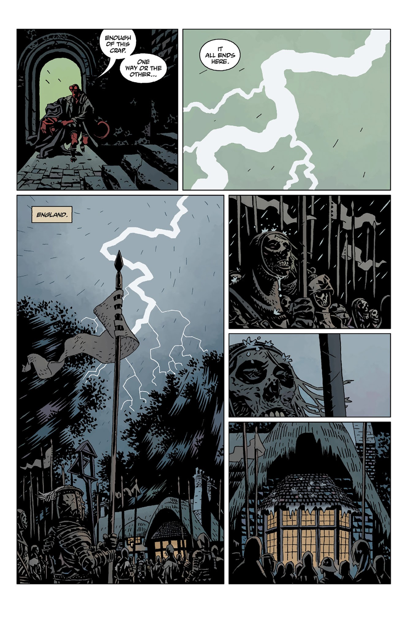 Read online Hellboy: The Storm And The Fury comic -  Issue # TPB - 94