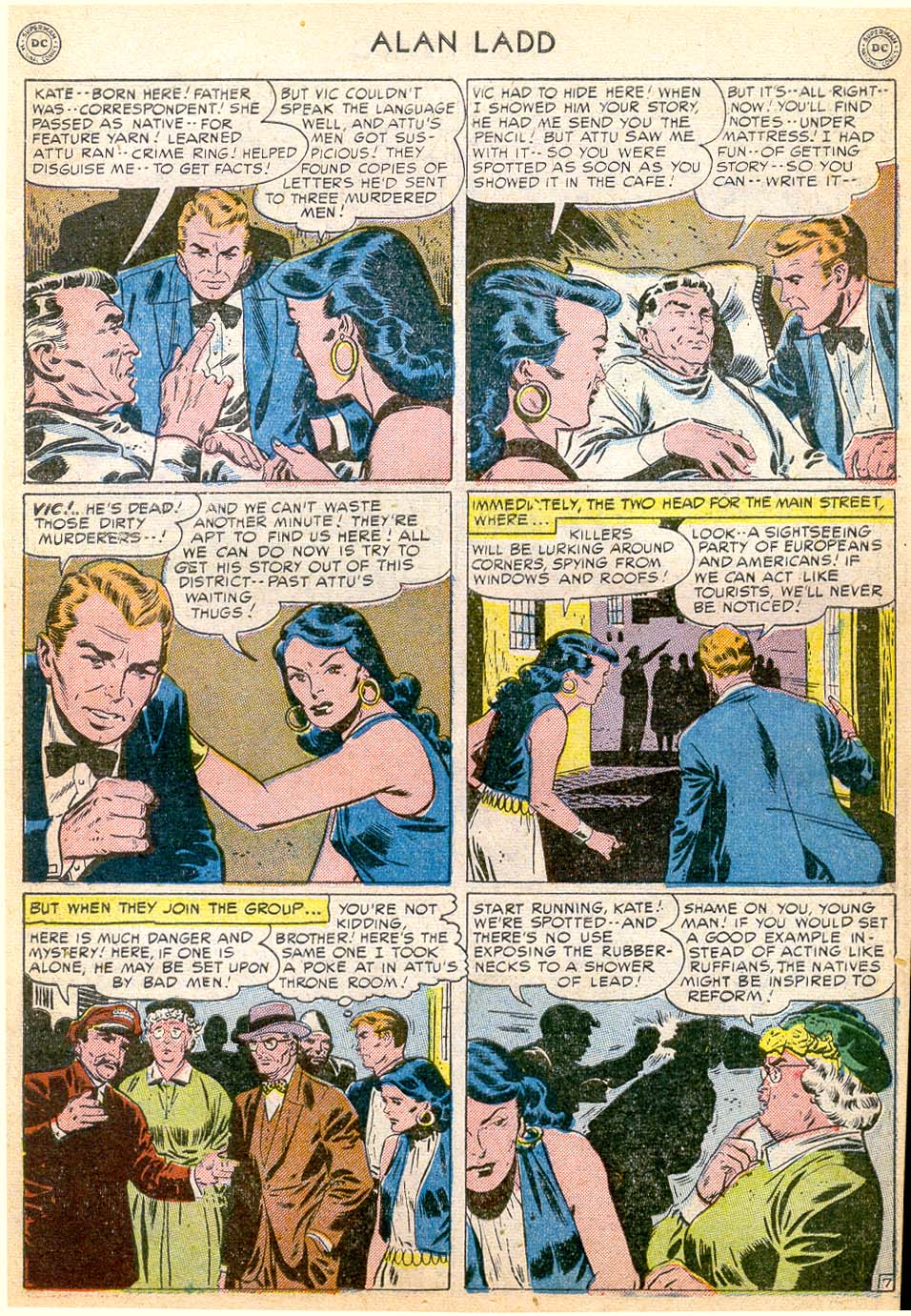 Read online Adventures of Alan Ladd comic -  Issue #9 - 9
