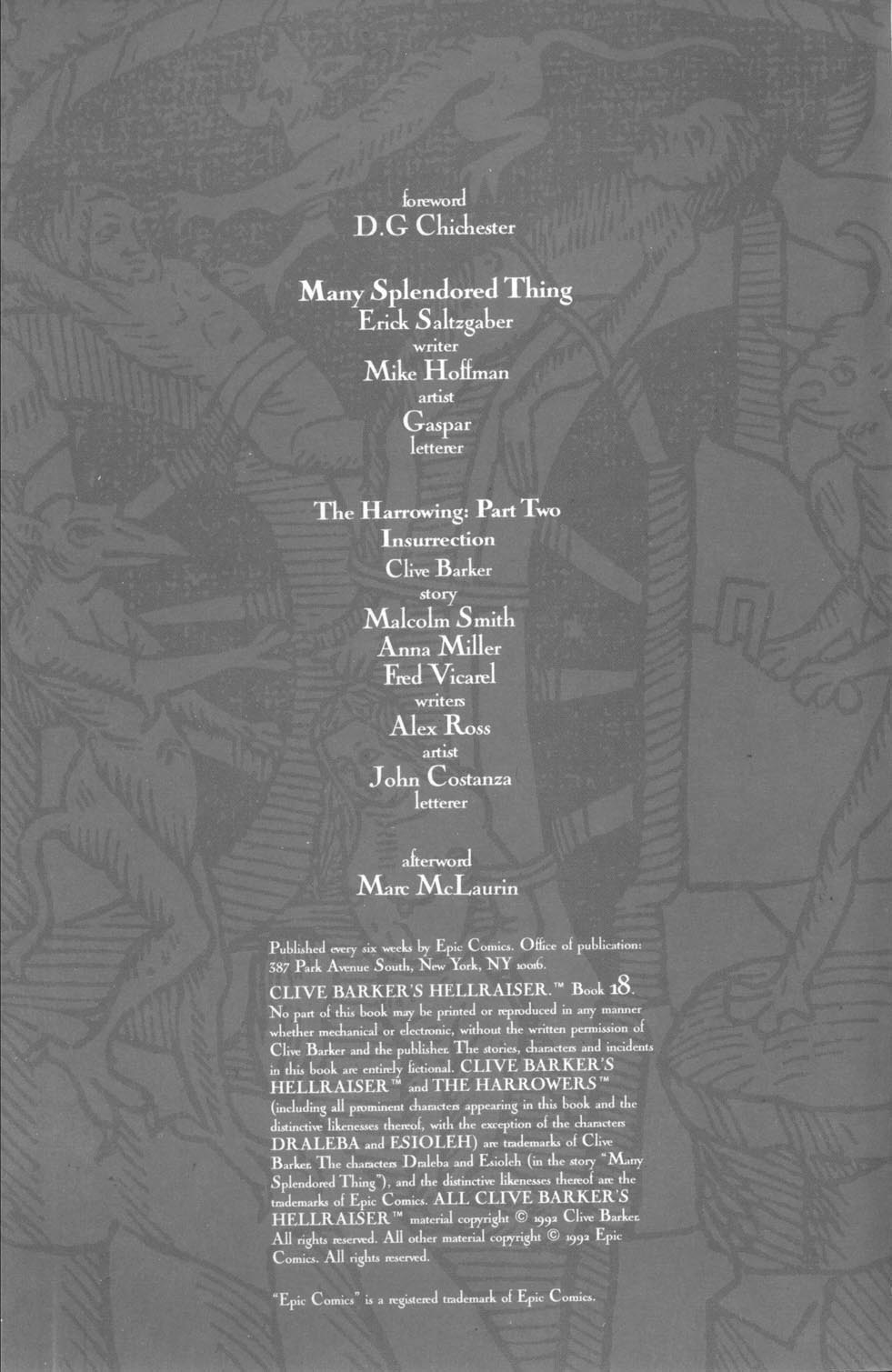 Read online Clive Barker's Hellraiser (1989) comic -  Issue #18 - 2