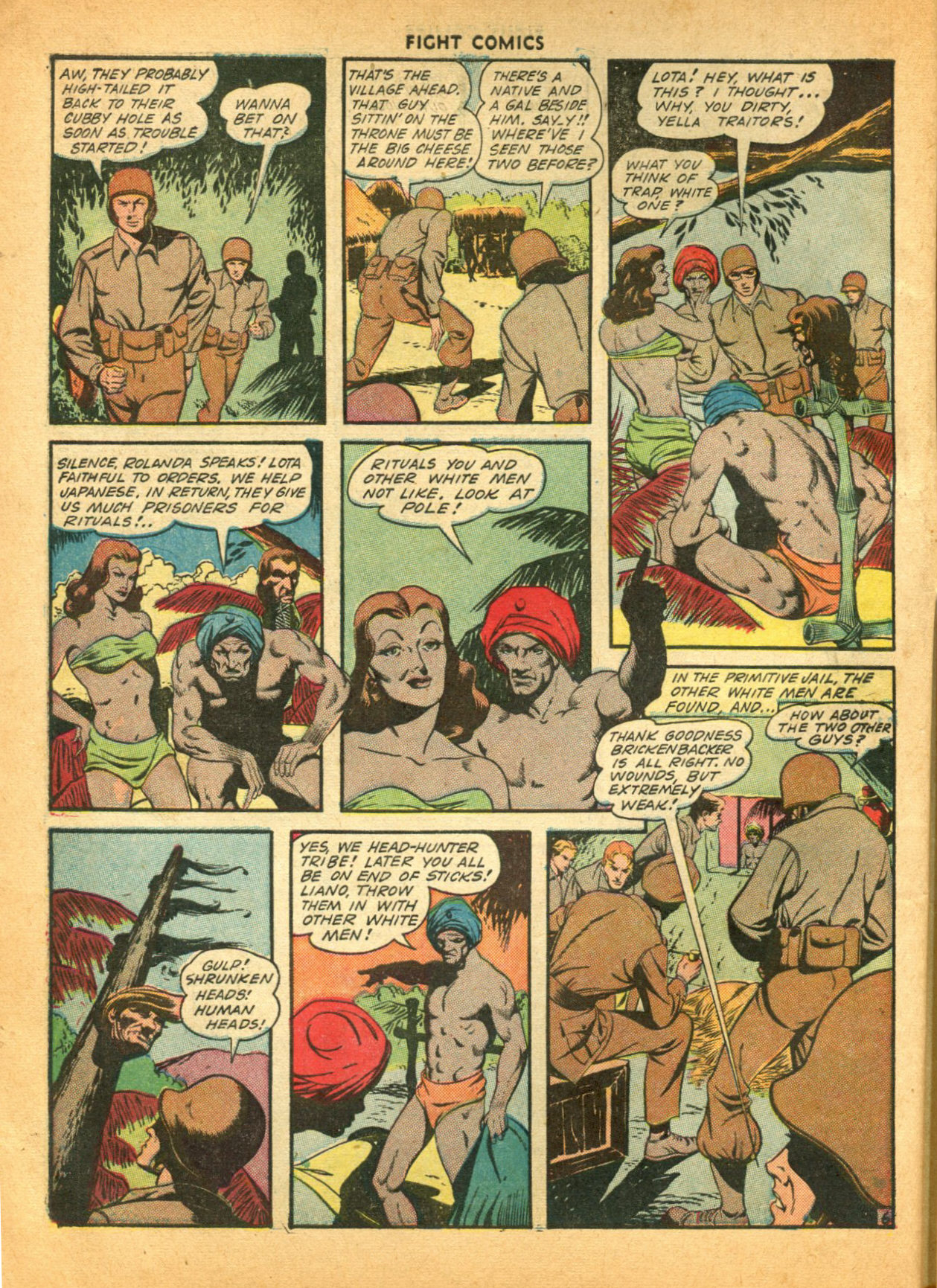 Read online Fight Comics comic -  Issue #28 - 8