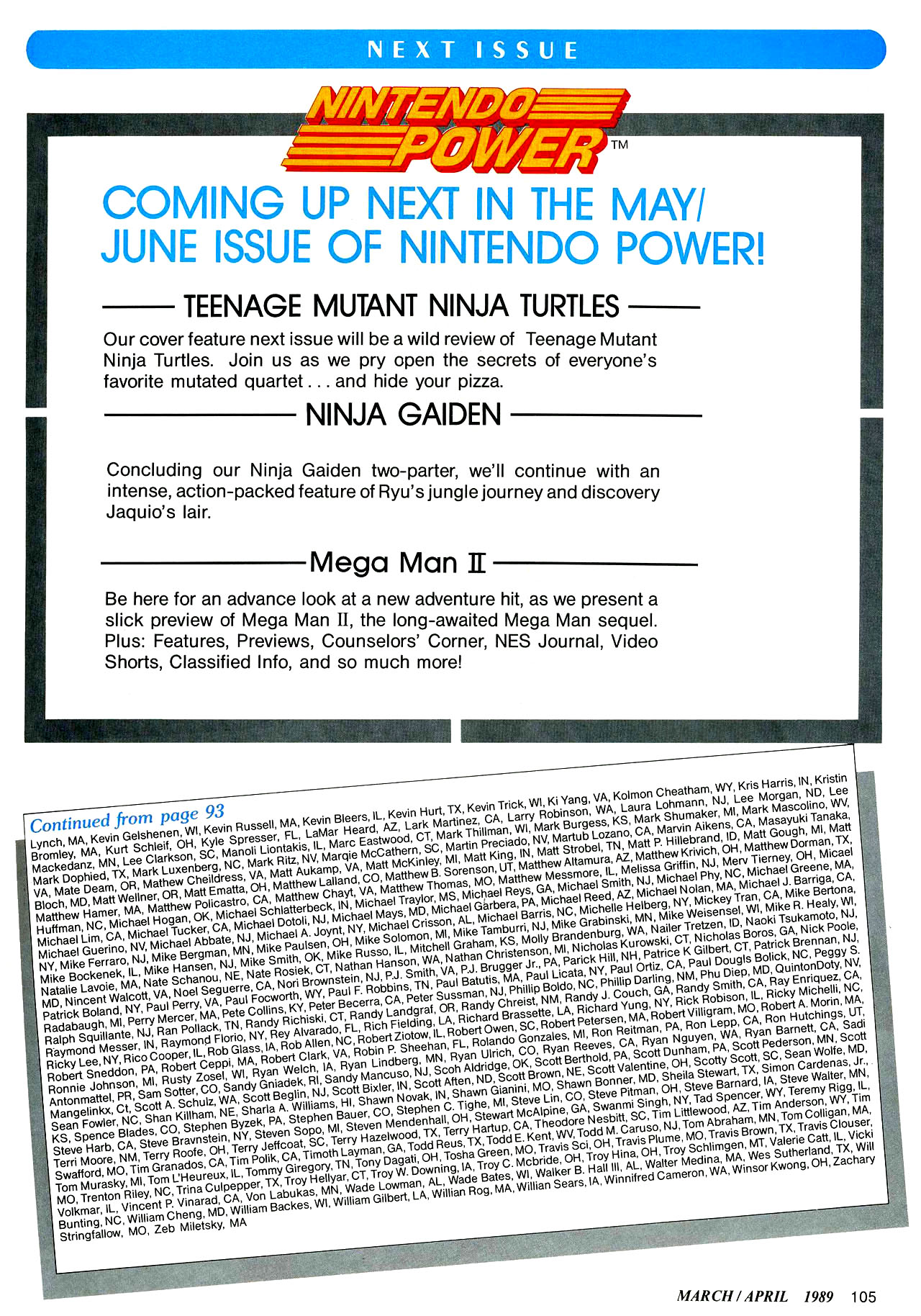 Read online Nintendo Power comic -  Issue #5 - 102