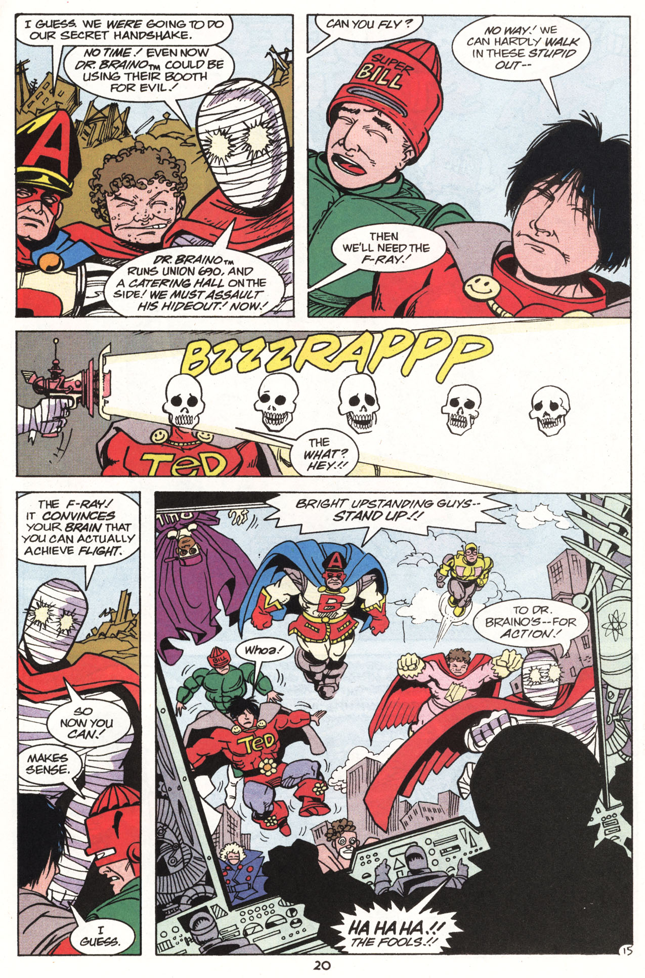 Read online Bill & Ted's Excellent Comic Book comic -  Issue #10 - 20
