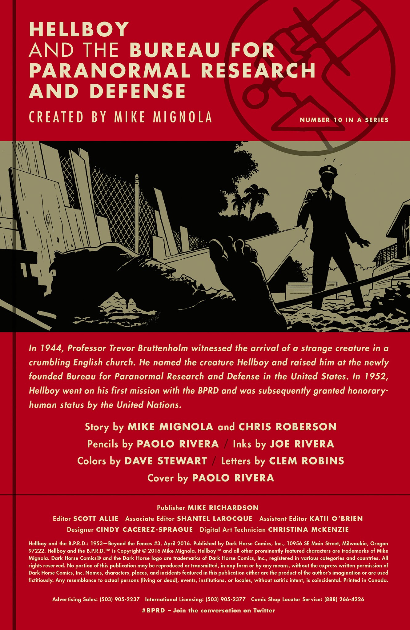 Read online Hellboy and the B.P.R.D.: 1953 - Beyond the Fences comic -  Issue #3 - 2