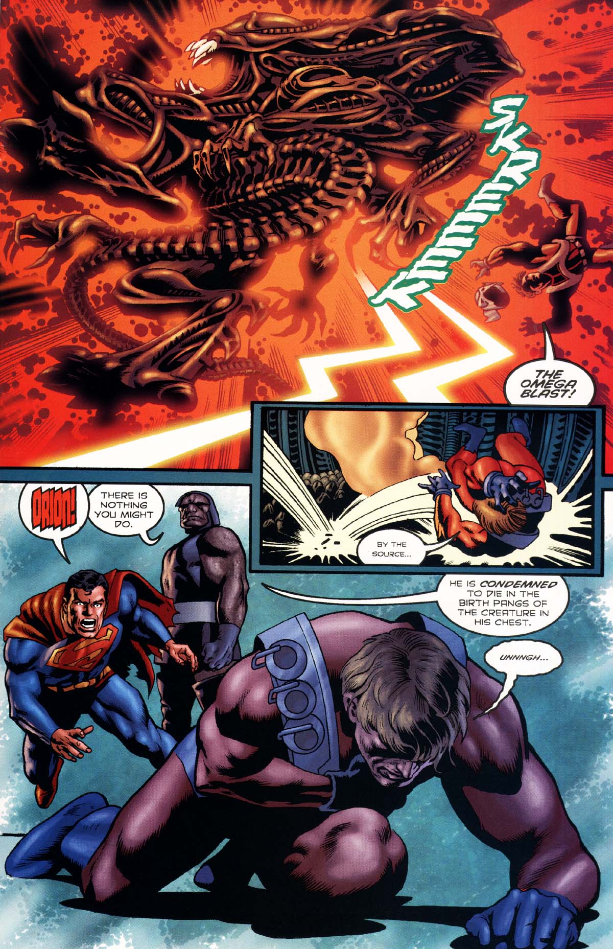 Read online Superman/Aliens 2: God War comic -  Issue #4 - 21