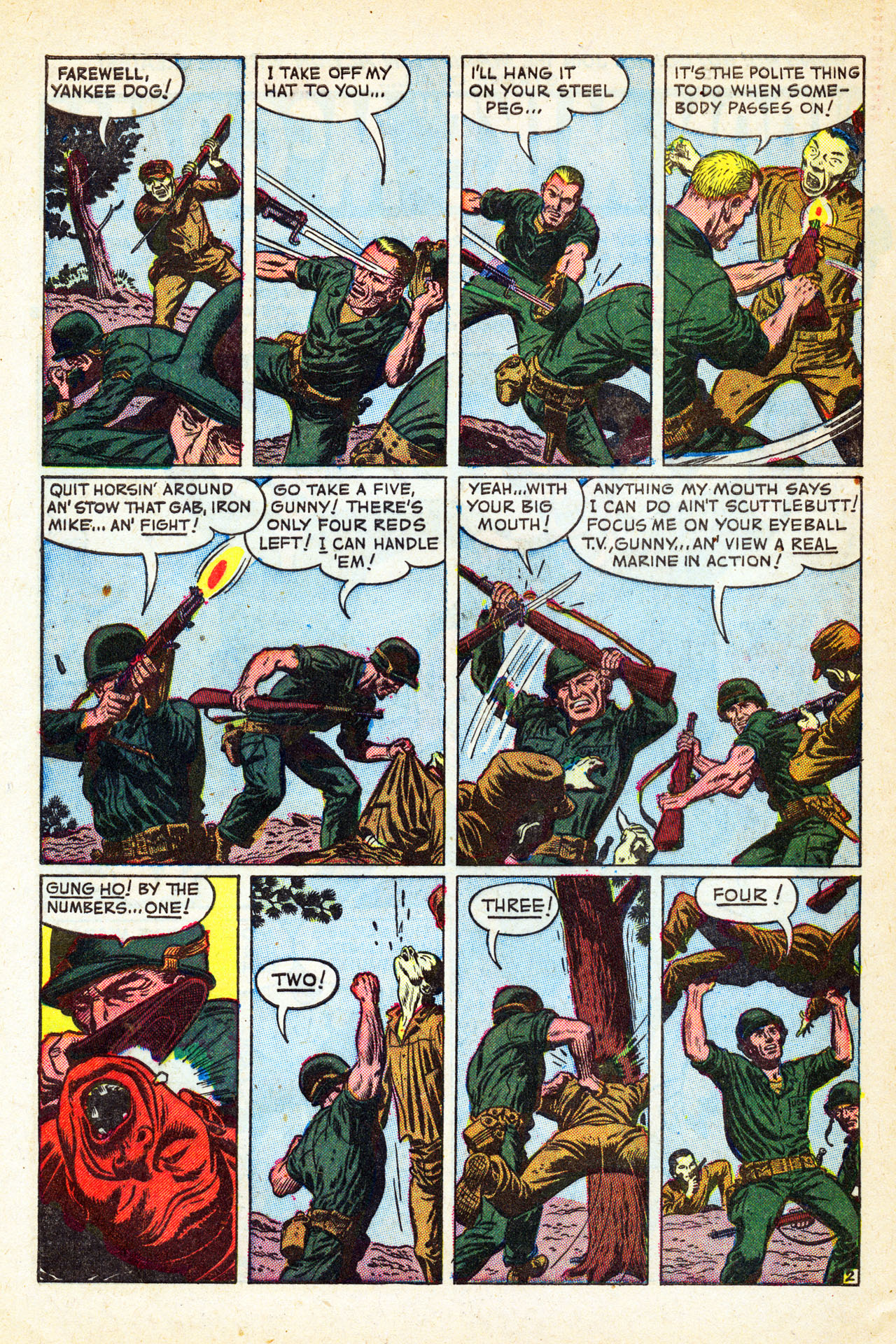 Read online Marines in Battle comic -  Issue #1 - 28